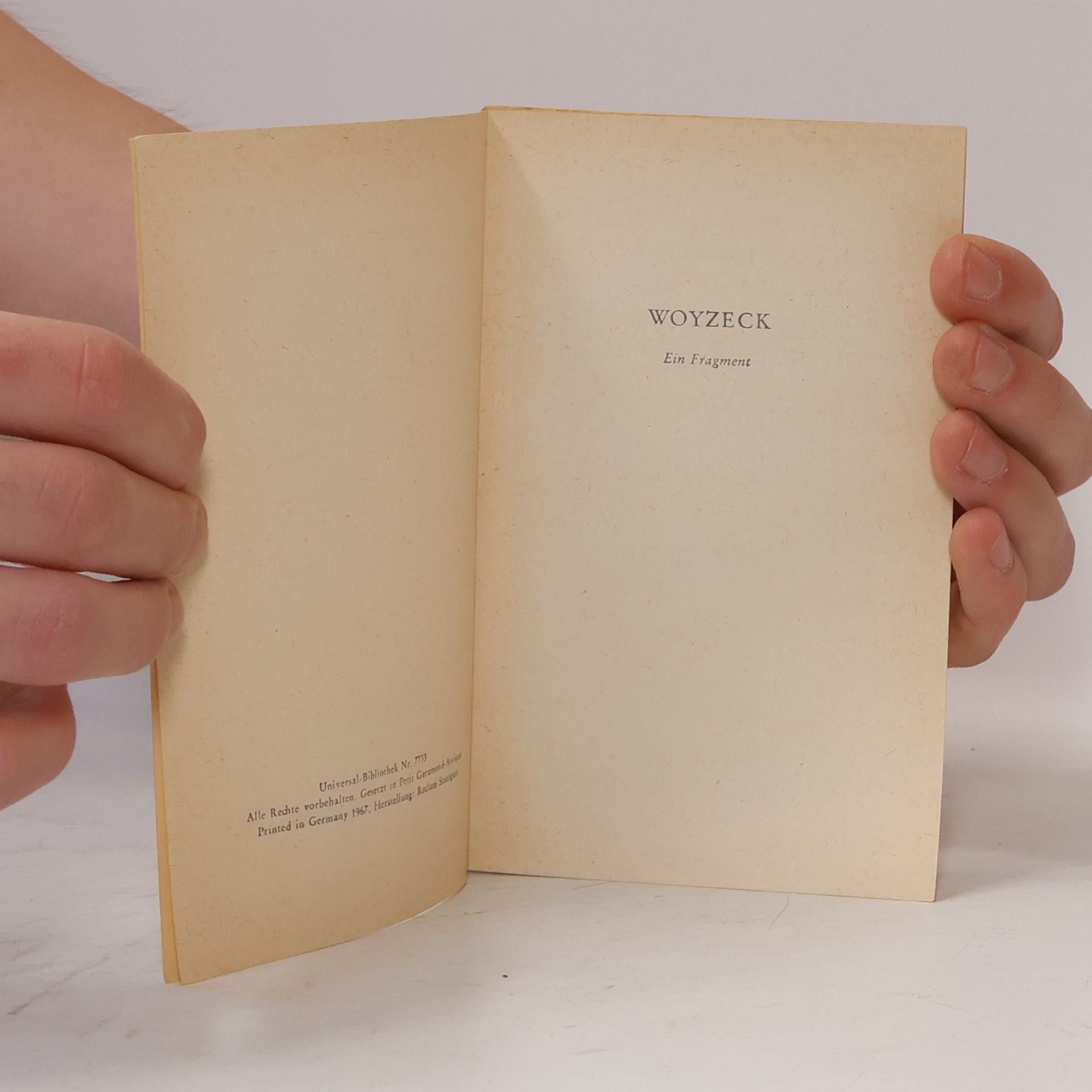 Georg Büchner Woyzeck. Leonce und Lena.