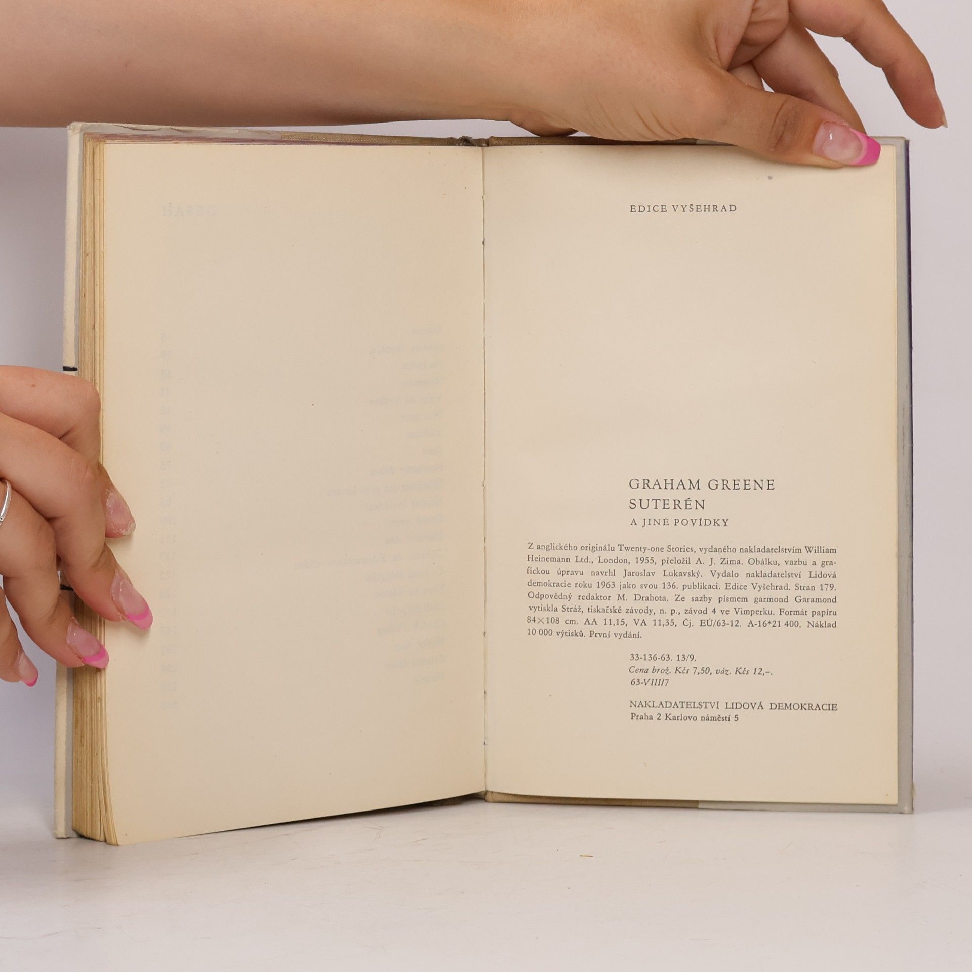 Graham Greene Suterén a jiné povídky