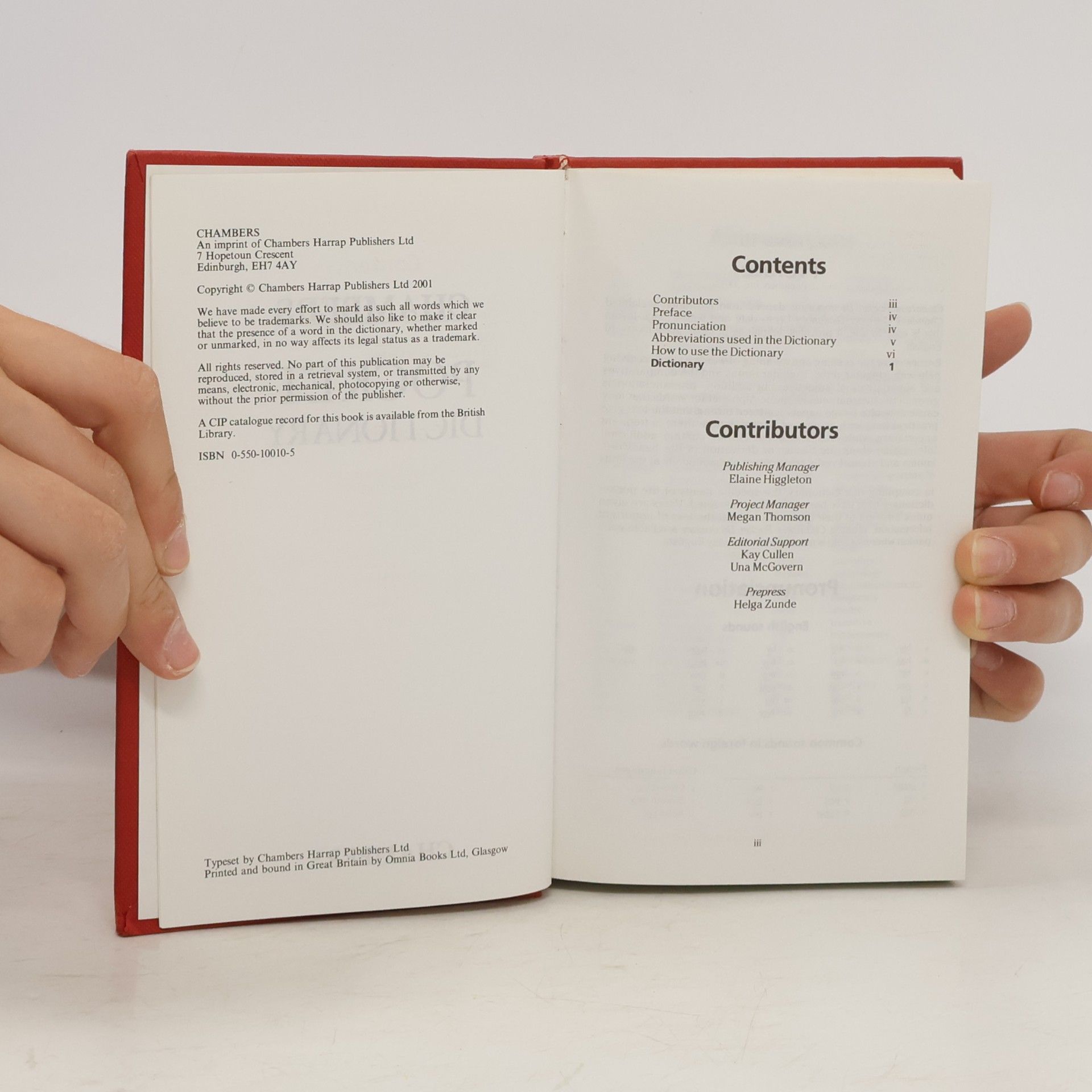 Xavier Güell Chambers Pocket Dictionary