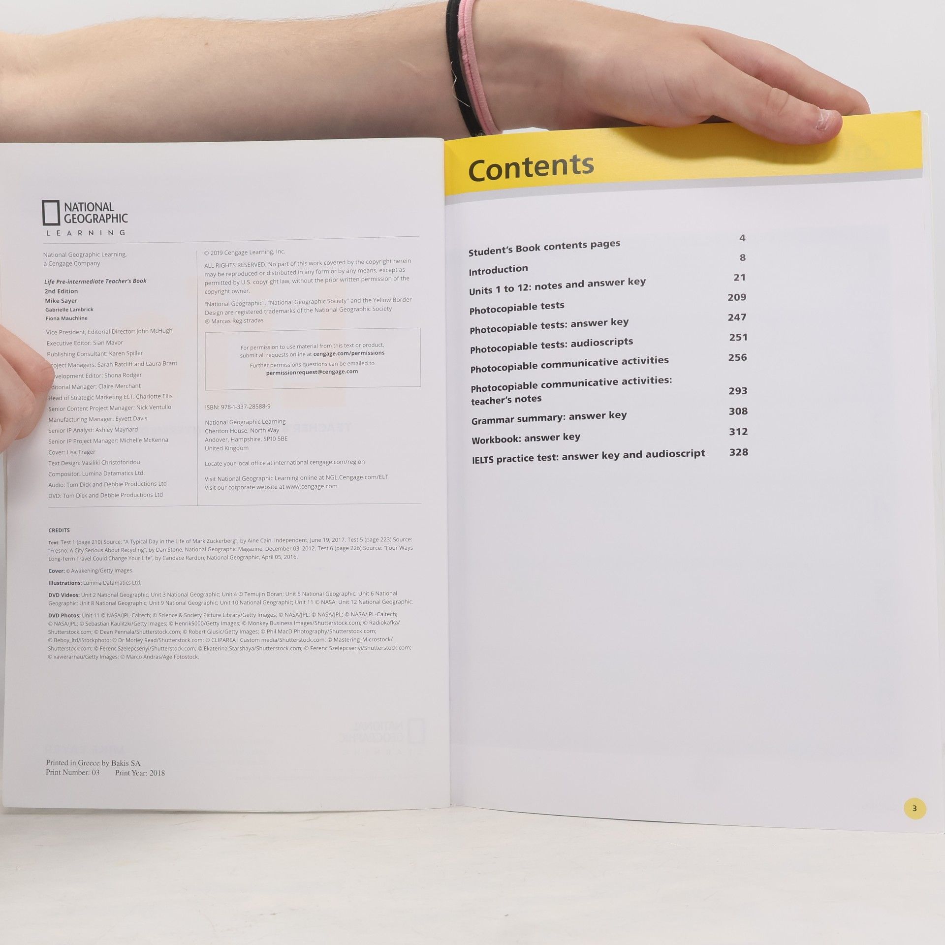 Mike Sayer National Geographic Learning: Life - Second Edition A2.2/B1.1: Pre-Intermediate