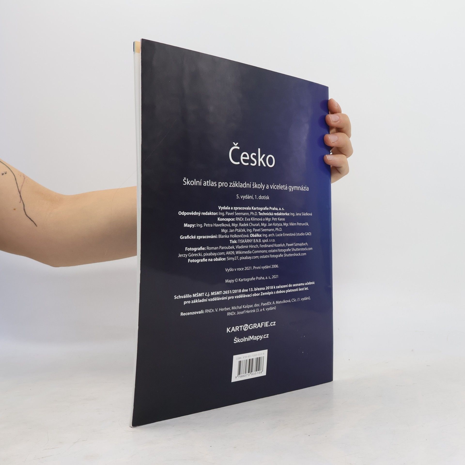 Various authors Česko: školní atlas pro základní školy a víceletá gymnázia