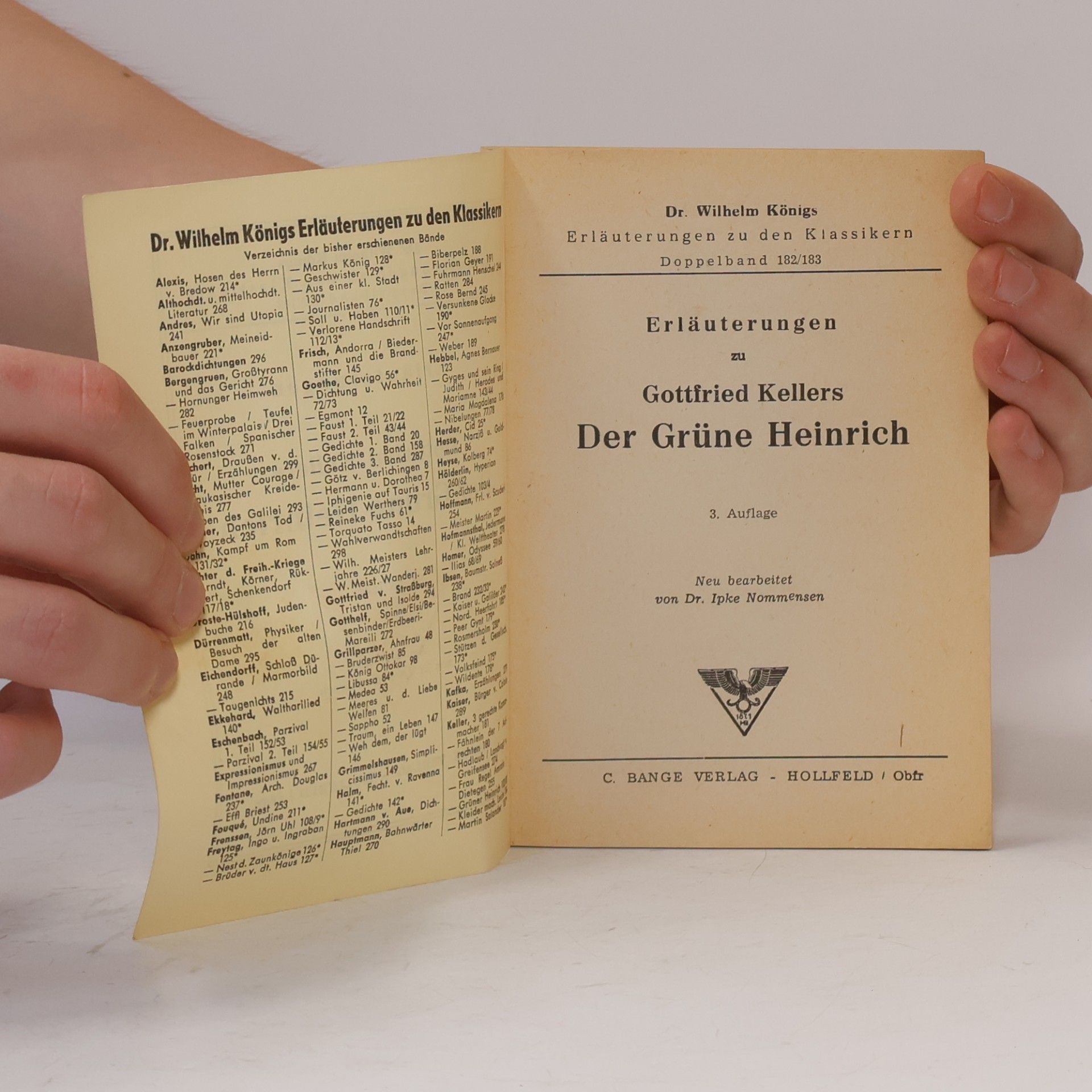 Gottfried Keller Der Grüne Heinrich