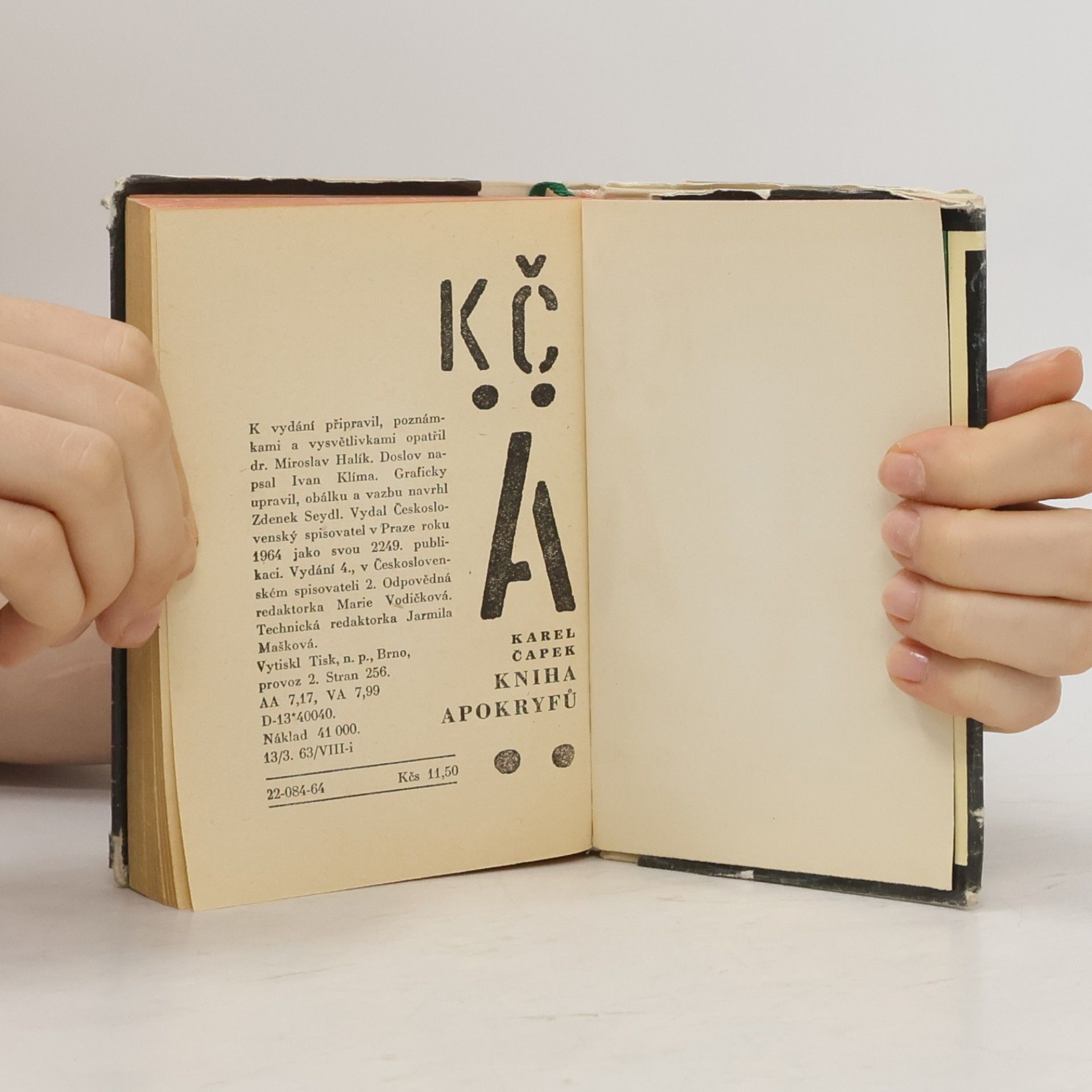 Karel Čapek Kniha apokryfů