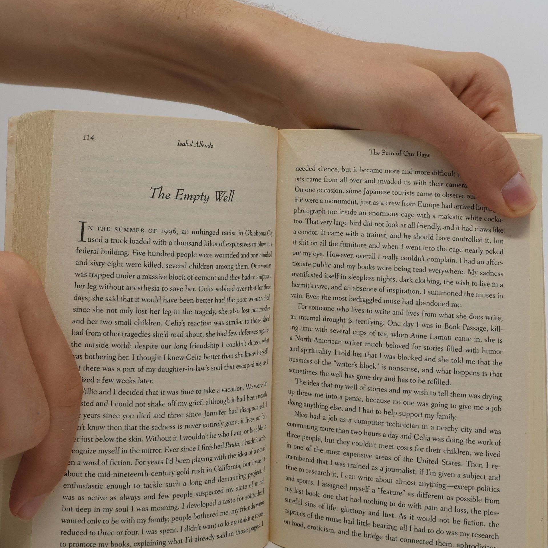 Isabel Allende The sum of our days