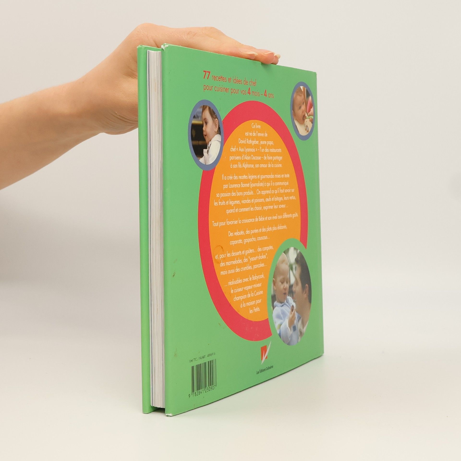 David Rathgeber Baby cookbook: 77 recettes et idées de chef pour bébé