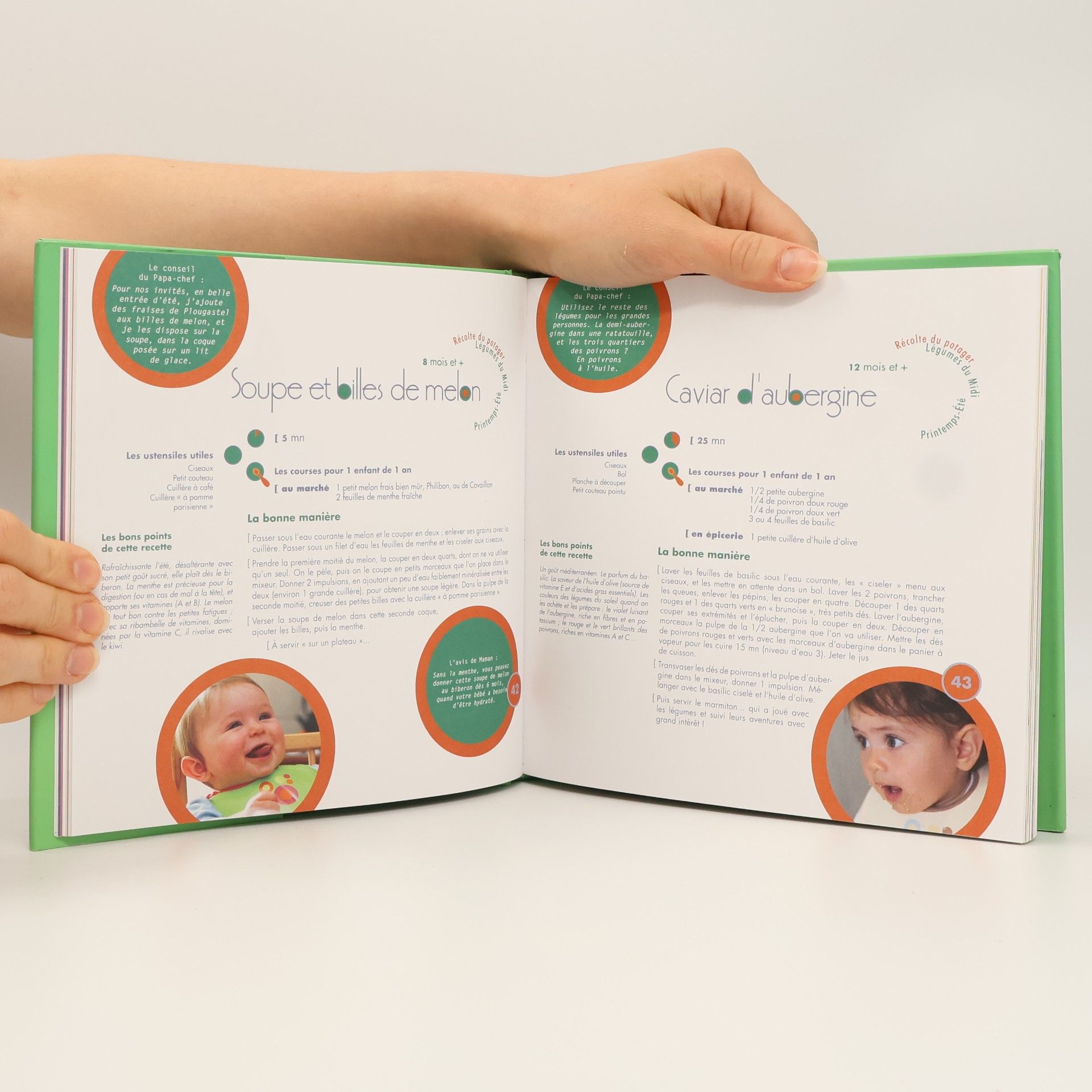 David Rathgeber Baby cookbook: 77 recettes et idées de chef pour bébé