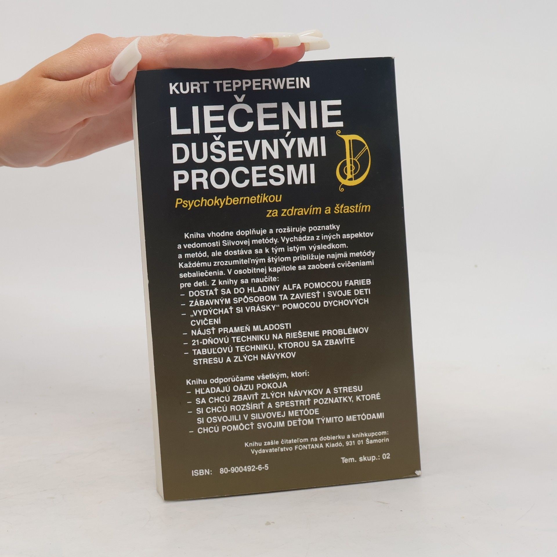 Kurt Tepperwein Liečenie duševnými procesmi