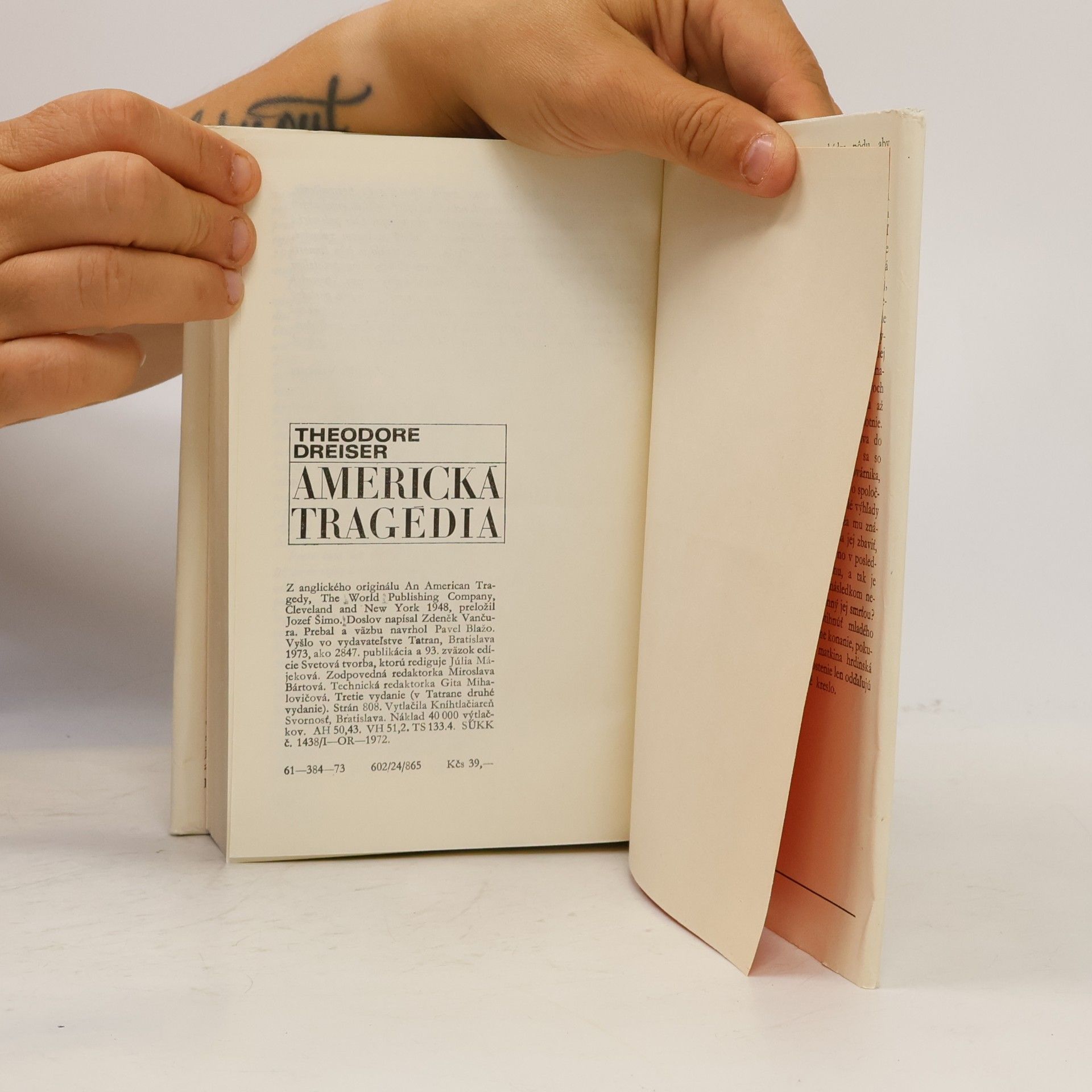 Theodore Dreiser Americká tragédia