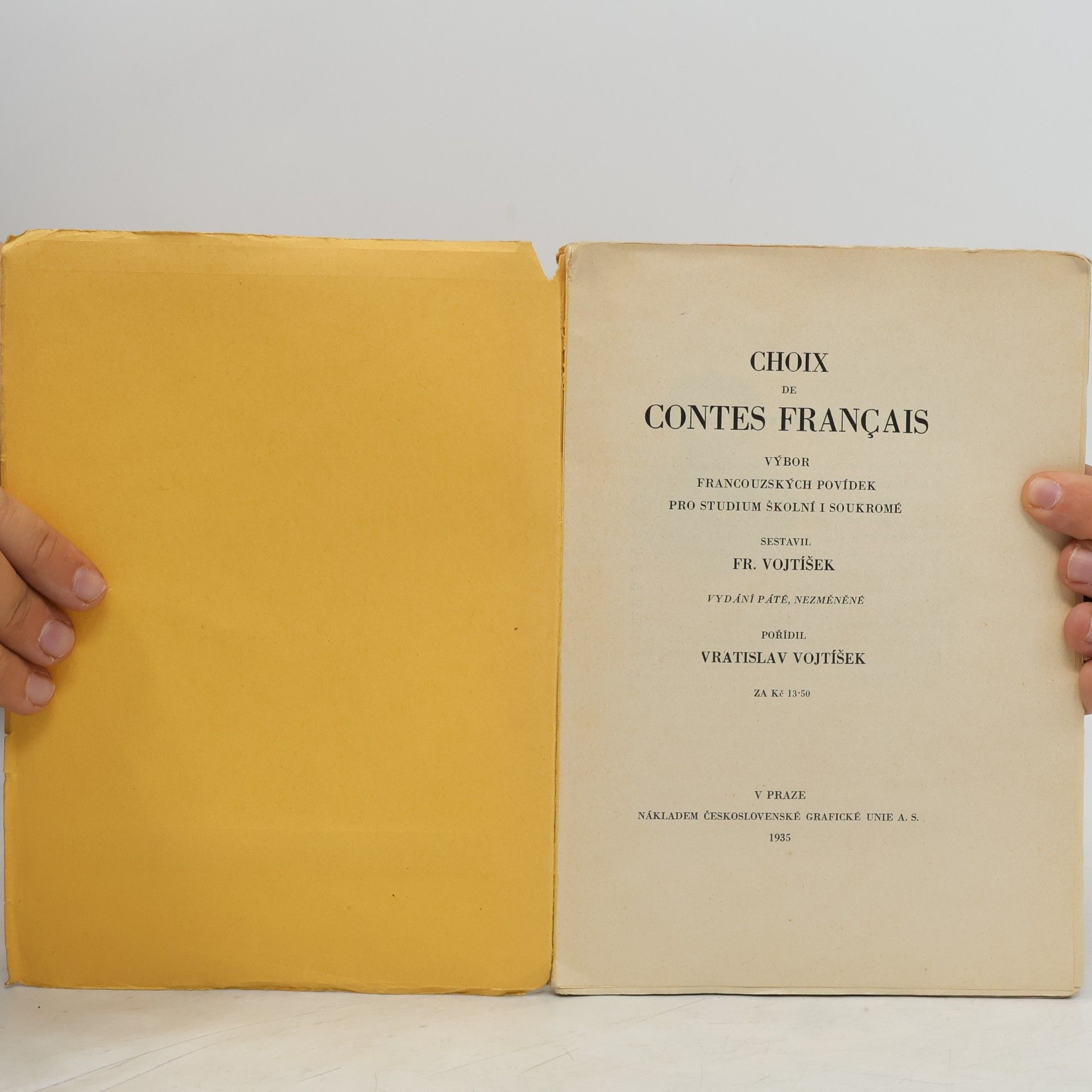 František Vojtíšek Choix de contes français