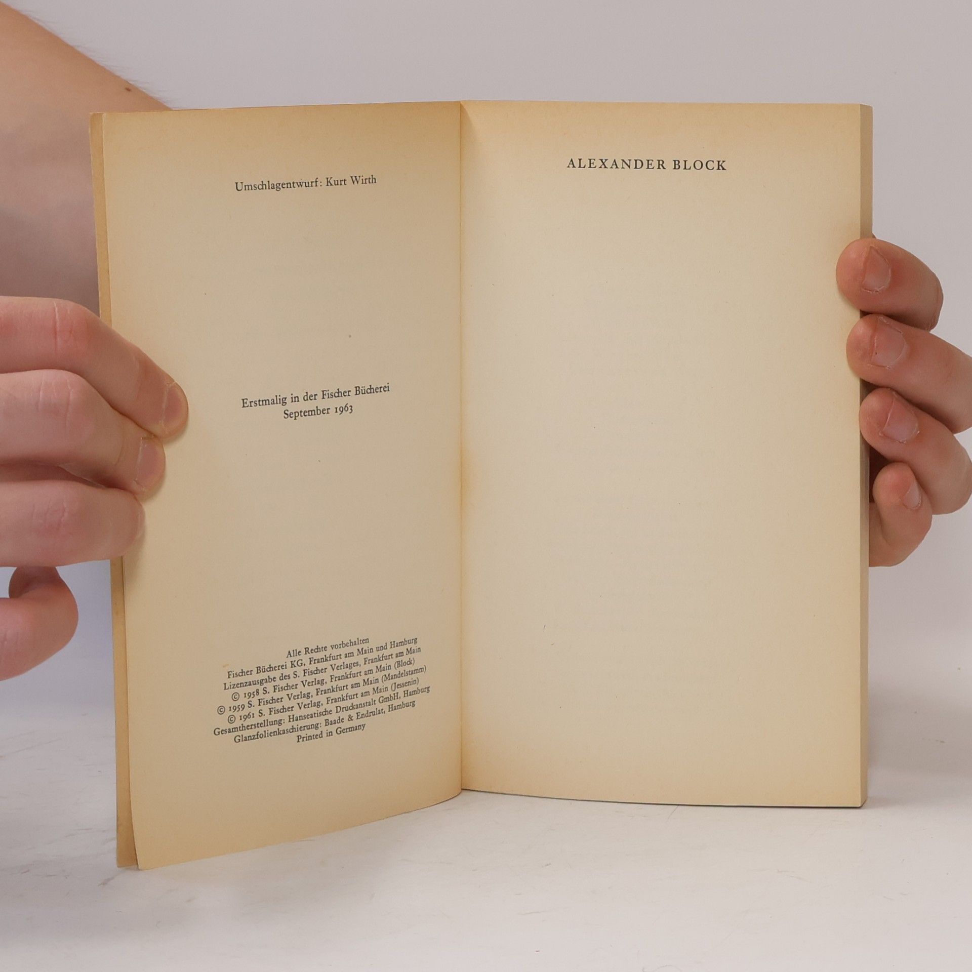 Paul Celan Drei Russische Dichter. Alexander Block. Ossip Mandelstamm. Sergej Jessenin