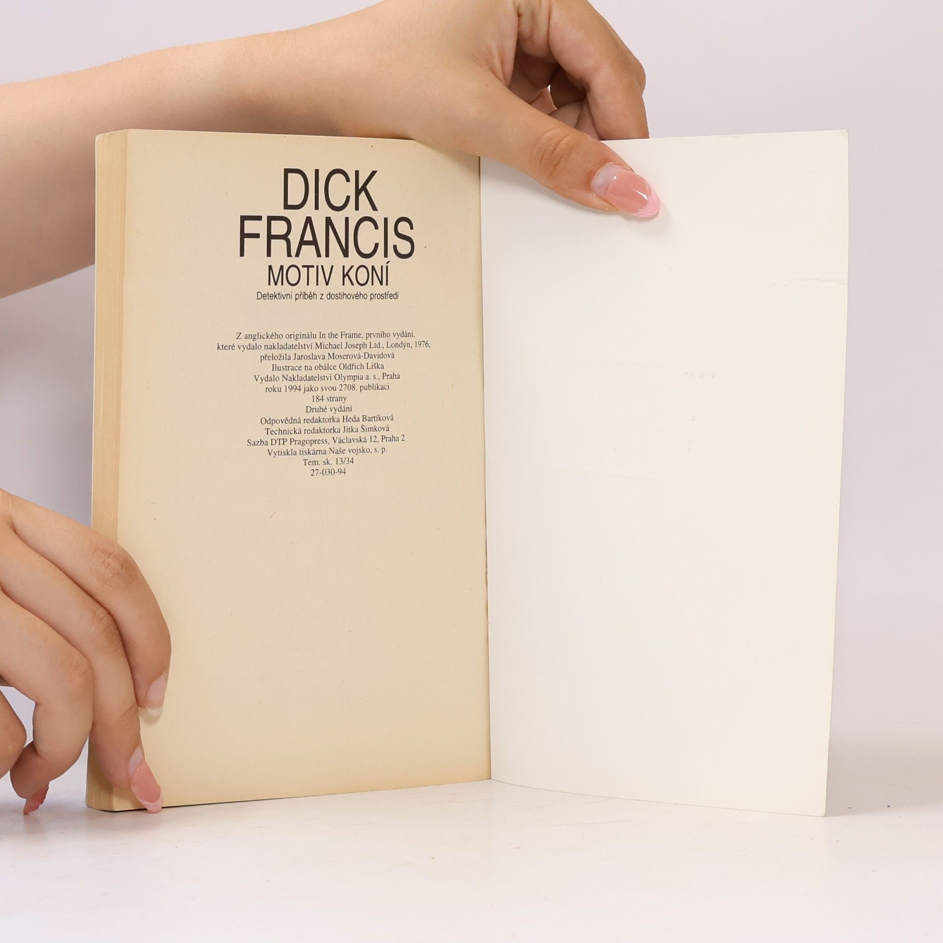 Dick Francis Motiv koní