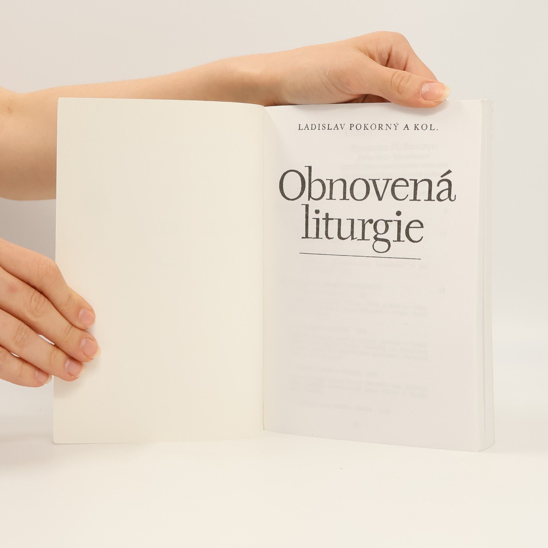 Ladislav Pokorný Obnovená liturgia