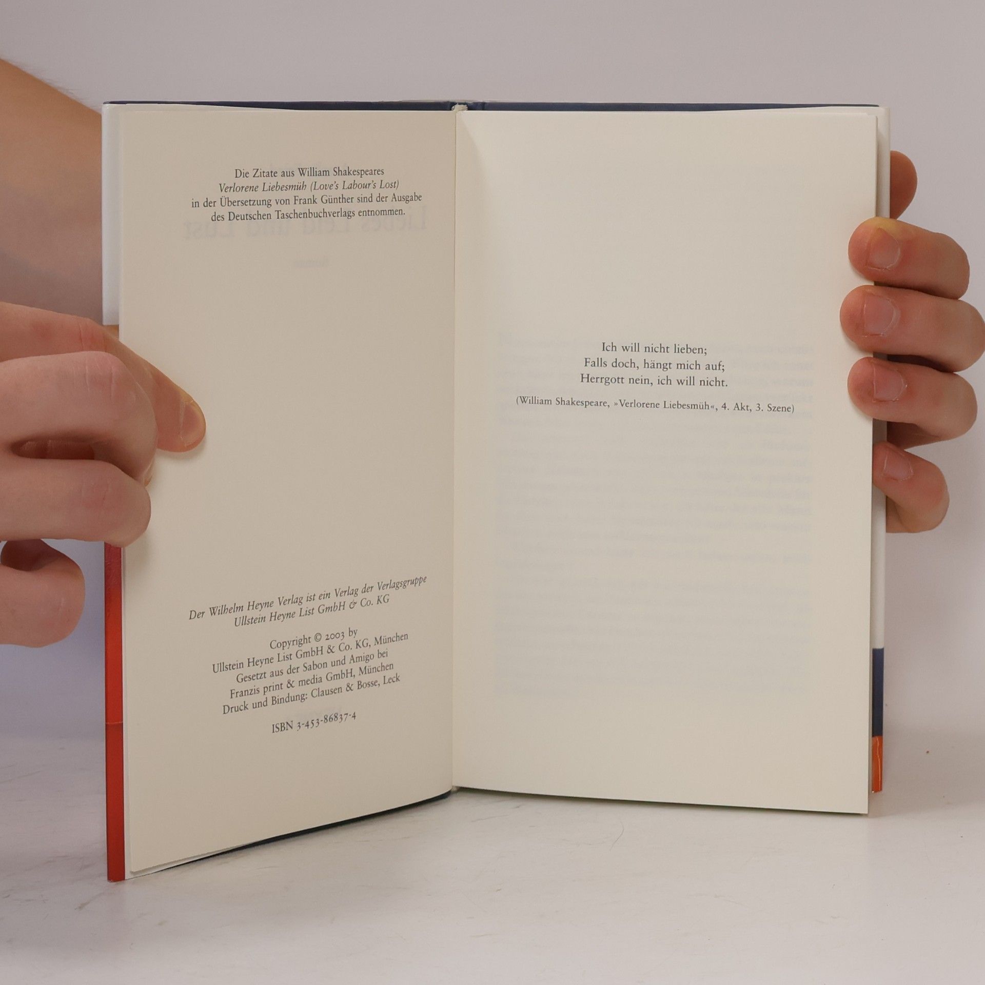 Amelie Fried Liebes Leid und Lust