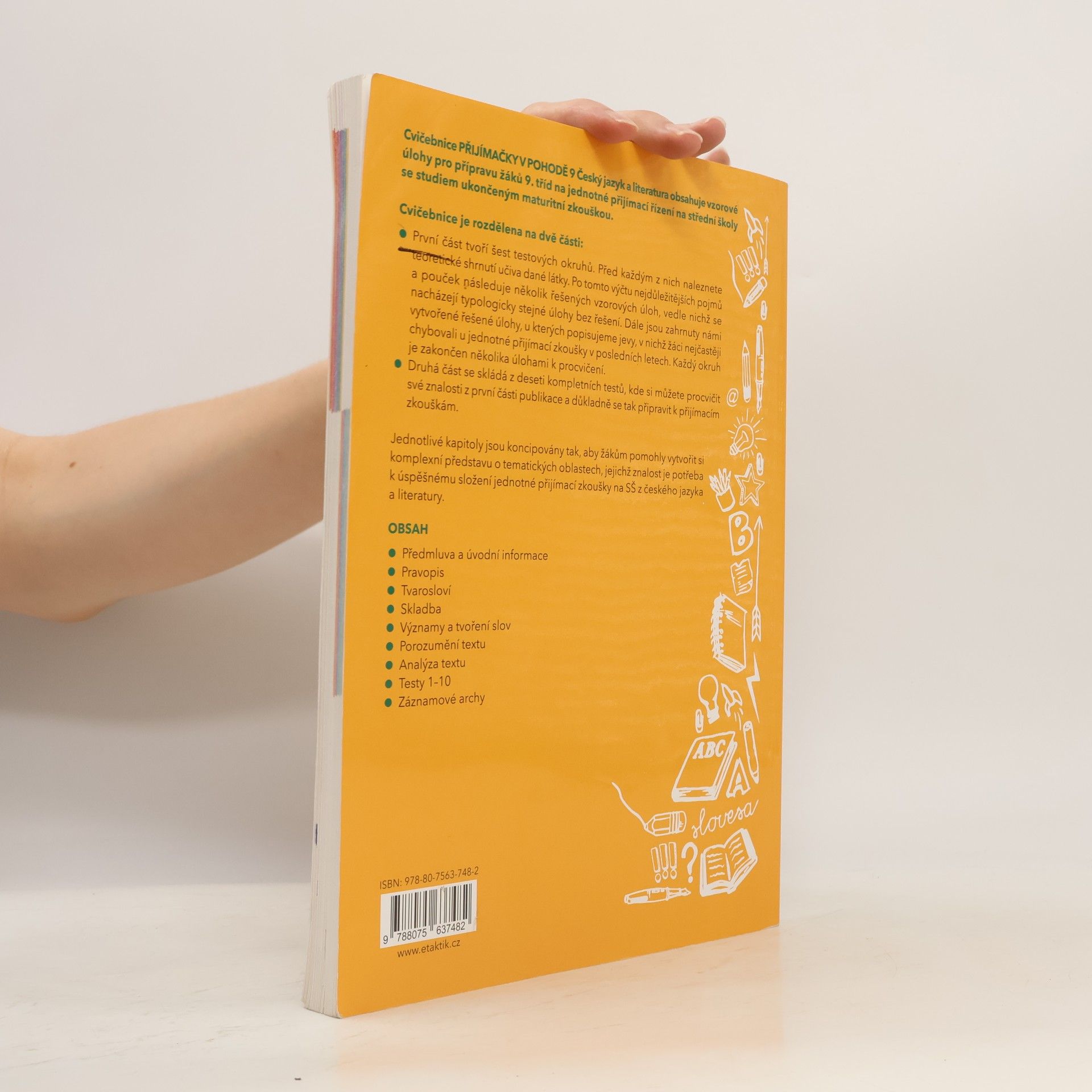 Various authors Přijímačky 9 Český jazyk a literatura + E-learning 2025