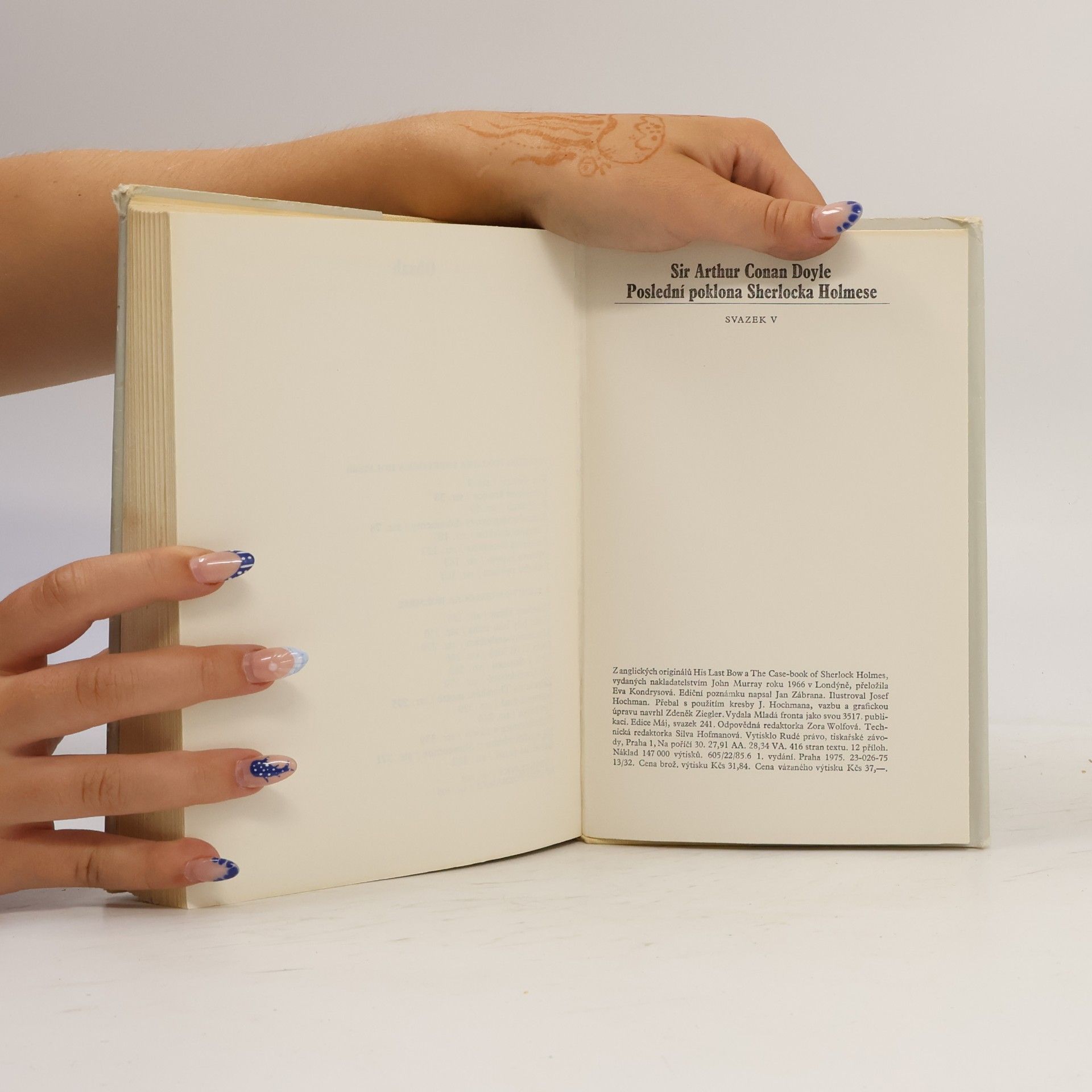 Arthur Conan Doyle Poslední poklona Sherlocka Holmese