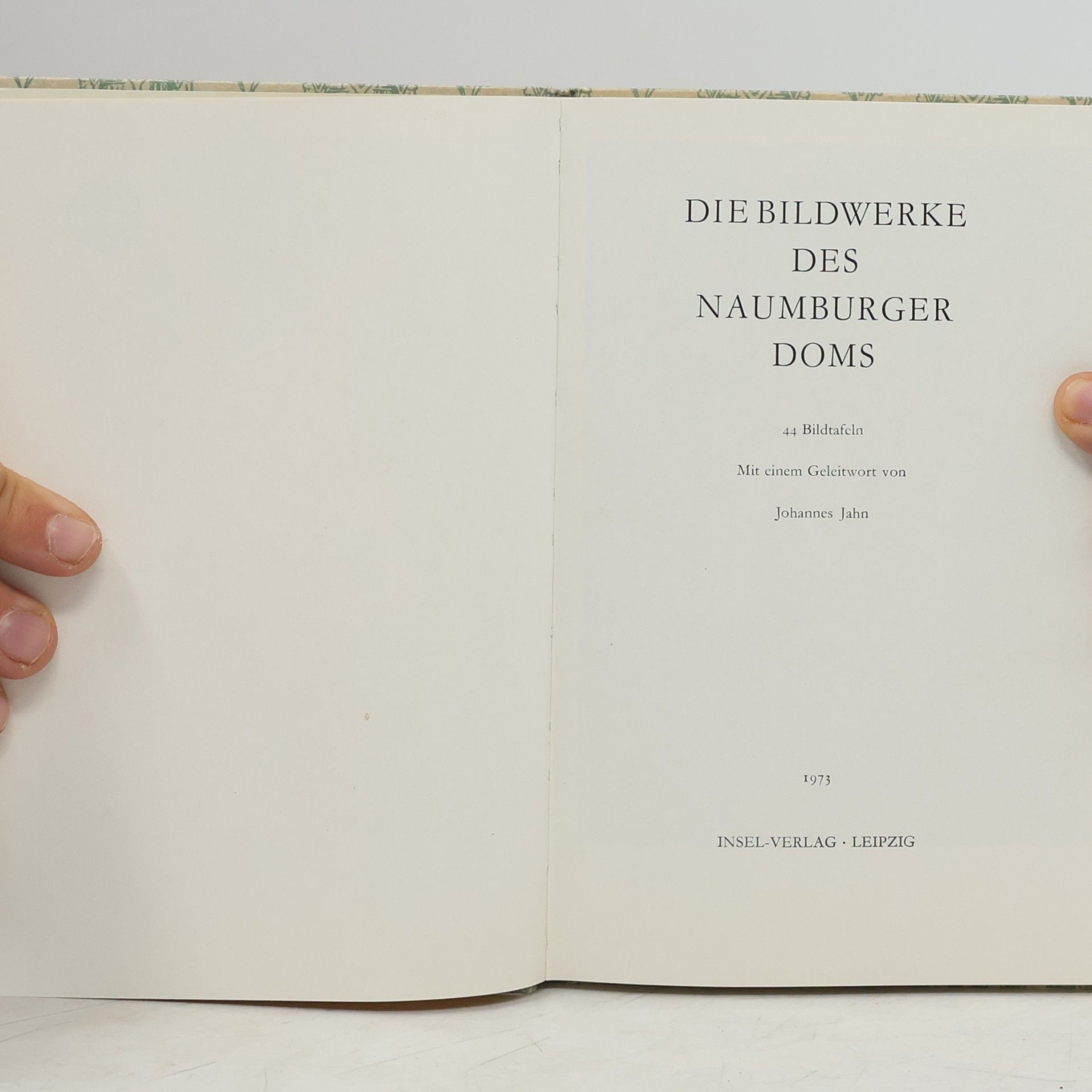 Johannes Jahn Die Bildwerke des Naumburger Doms