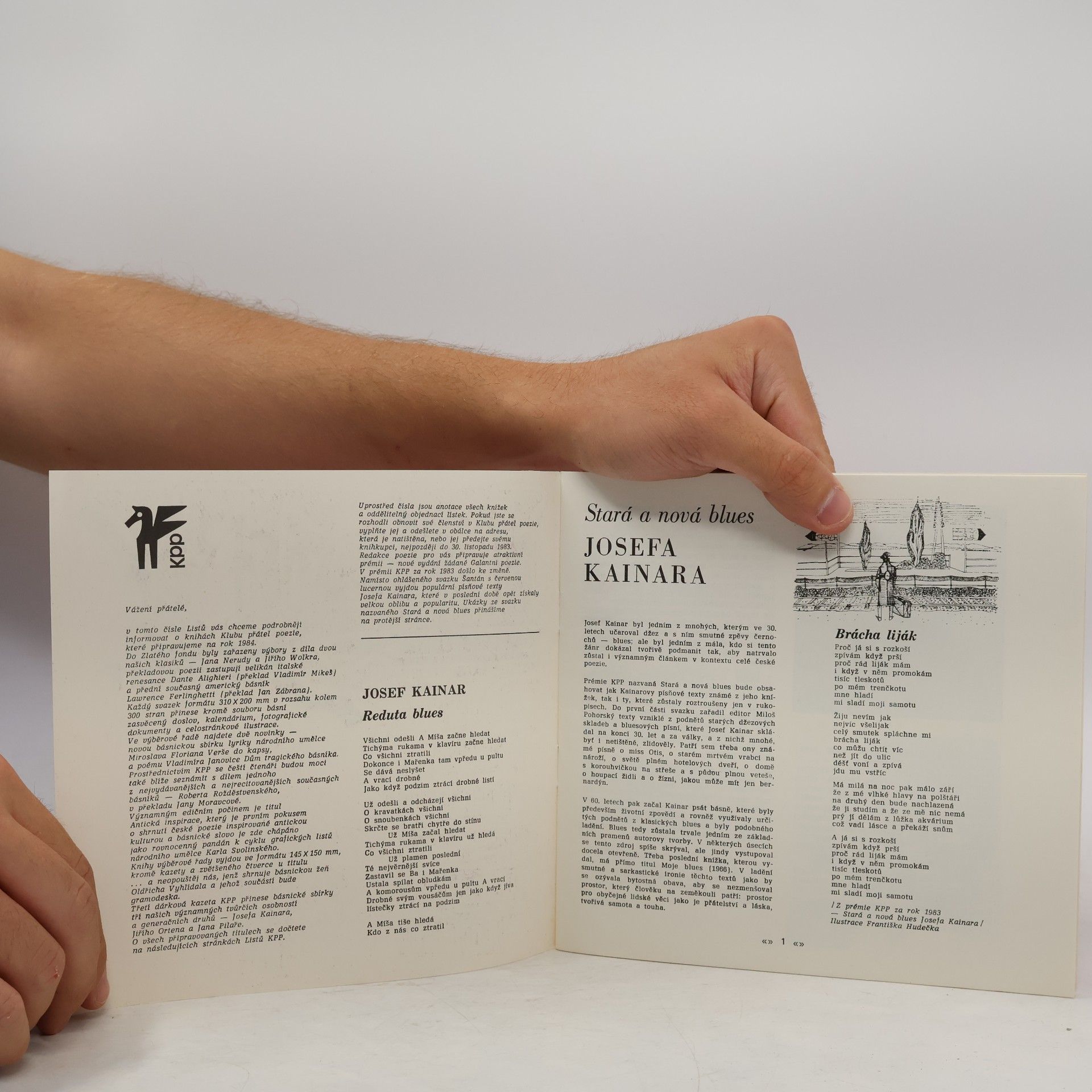 Kolektiv autorů Listy klubu přátel poezie (léto a podzim 1983)