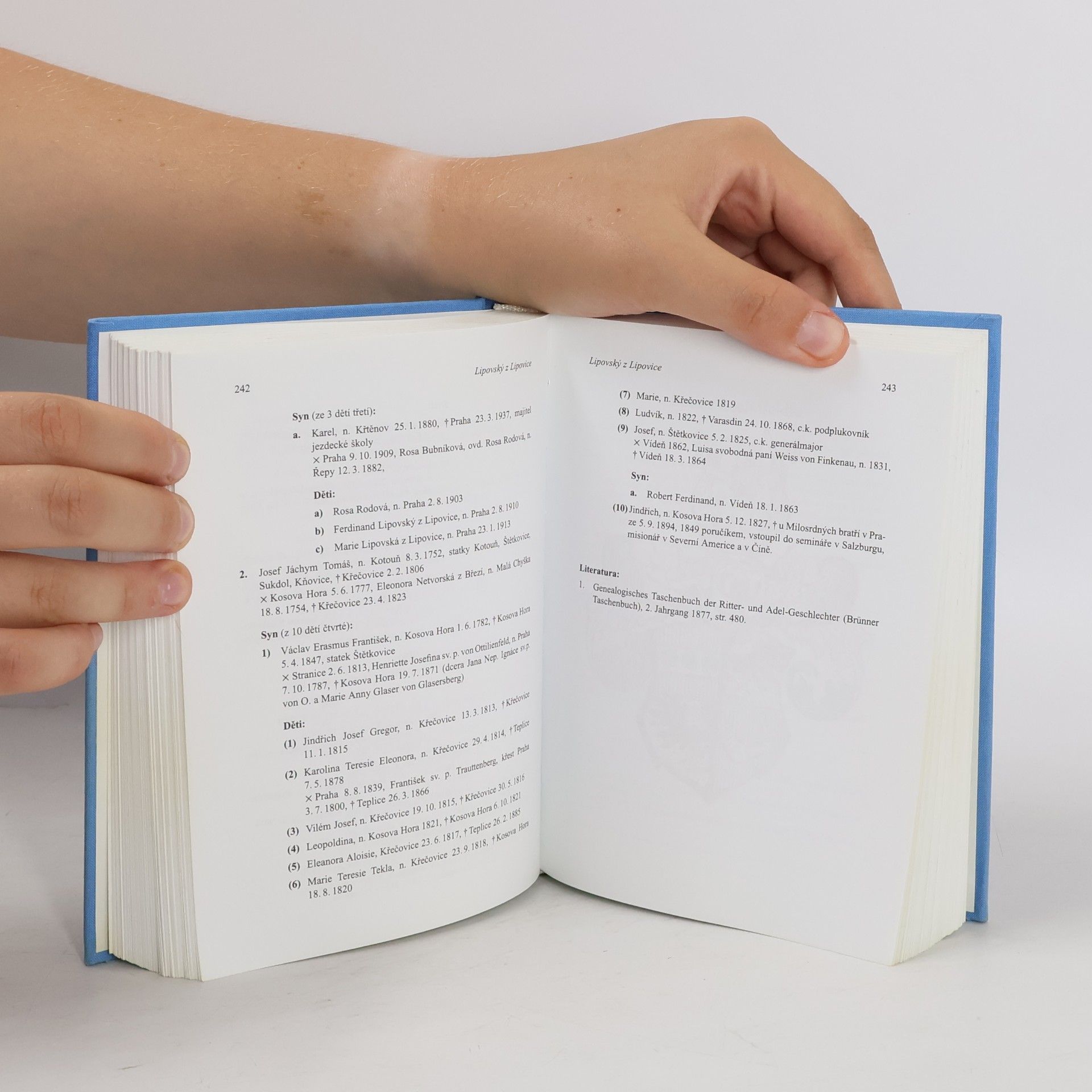 Karel Vavřínek Almanach Českých Šlechtických a Rytířských Rodů