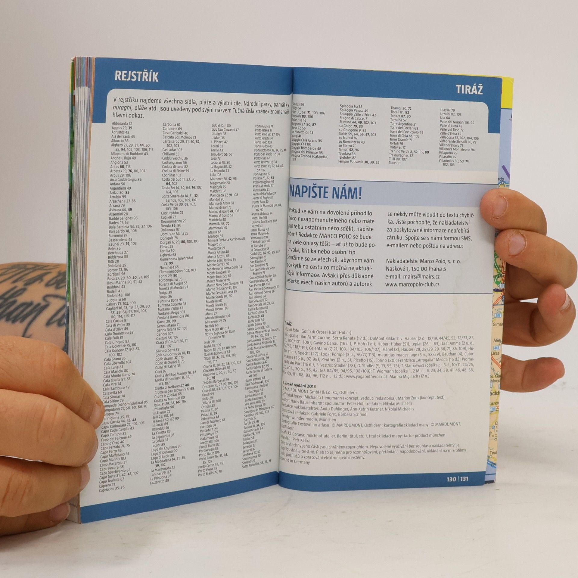 Hans Bausenhardt Sardinie : doporučené tipy : [s cestovním atlasem]