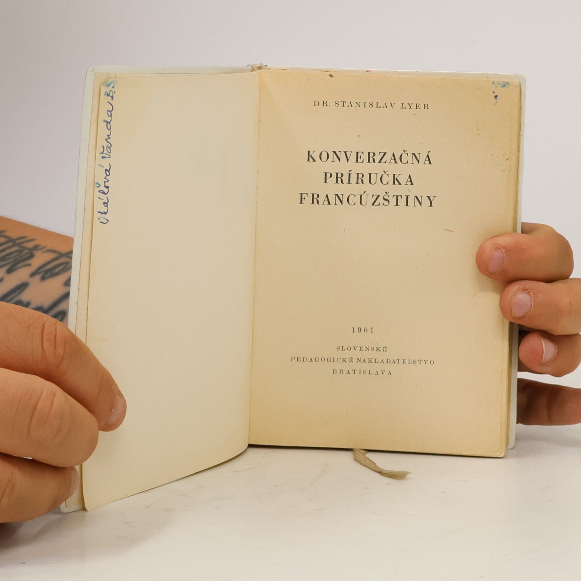 Jozef Škultéty Konverzačná príručka francúzštiny
