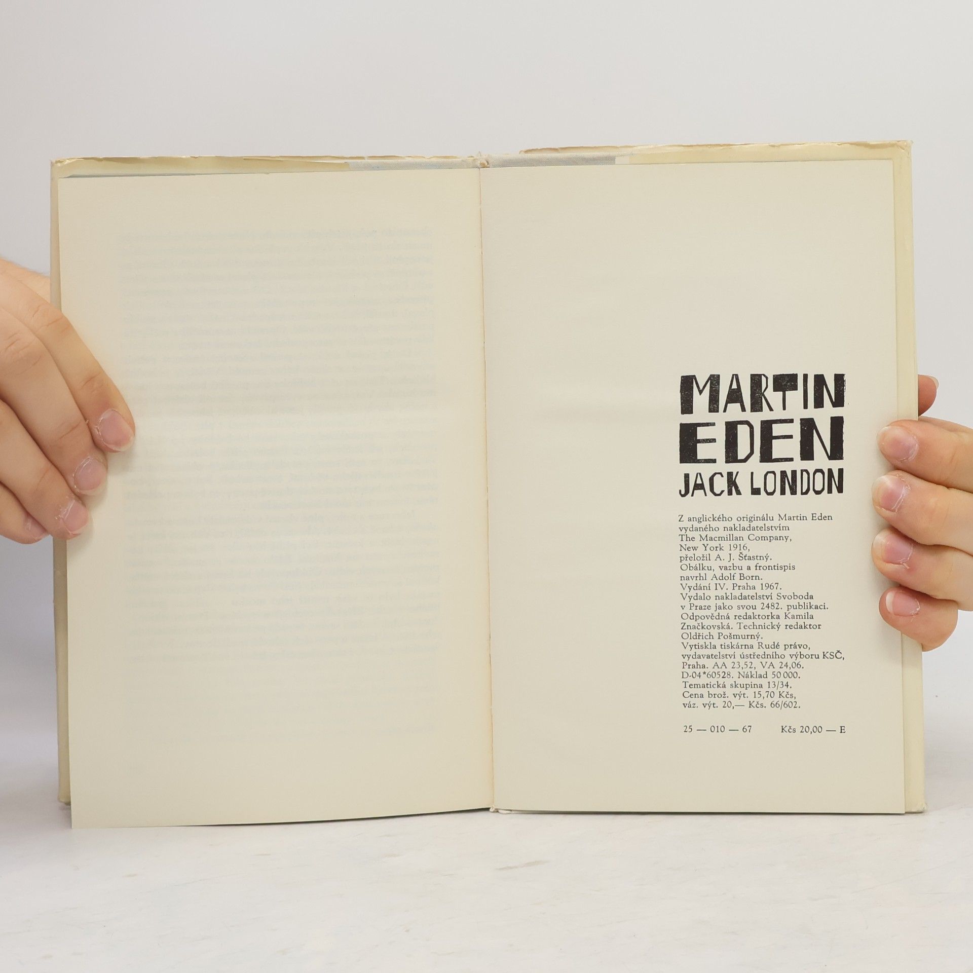 Jack London Martin Eden