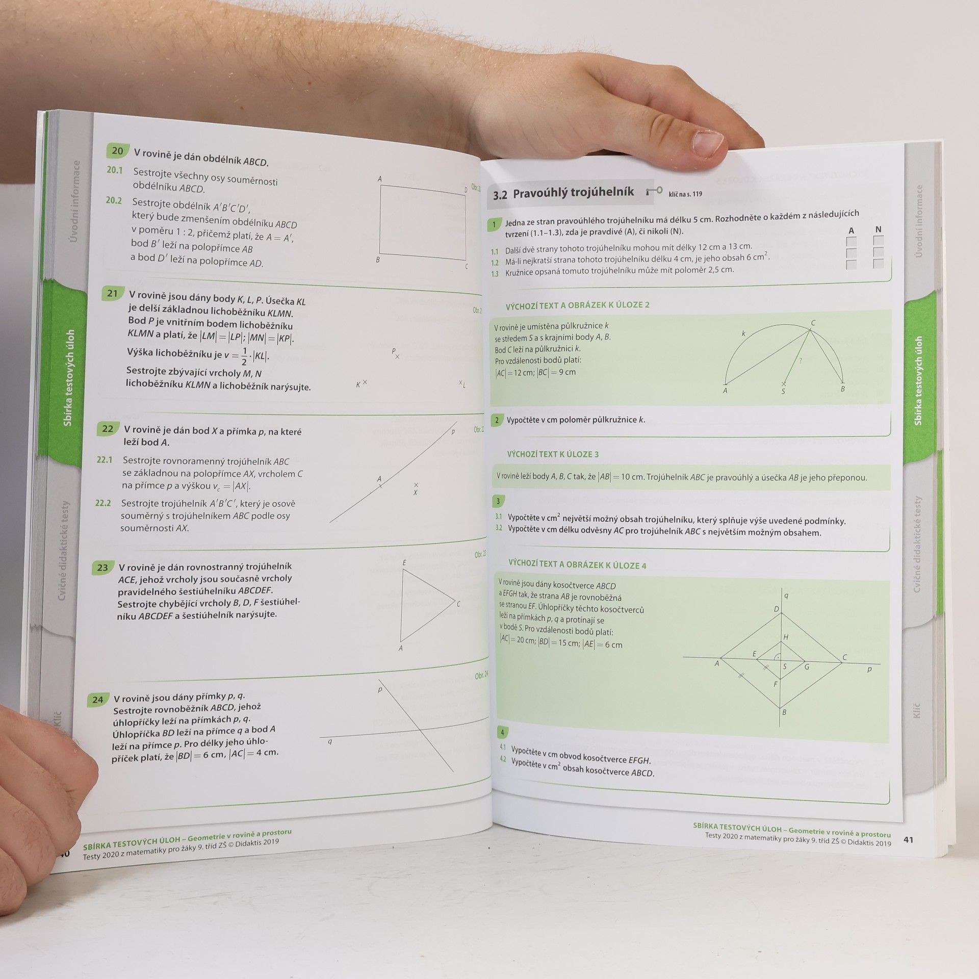 Hana Hedbávná Testy 2020 pro žáky 9. tříd ZŠ z matematiky