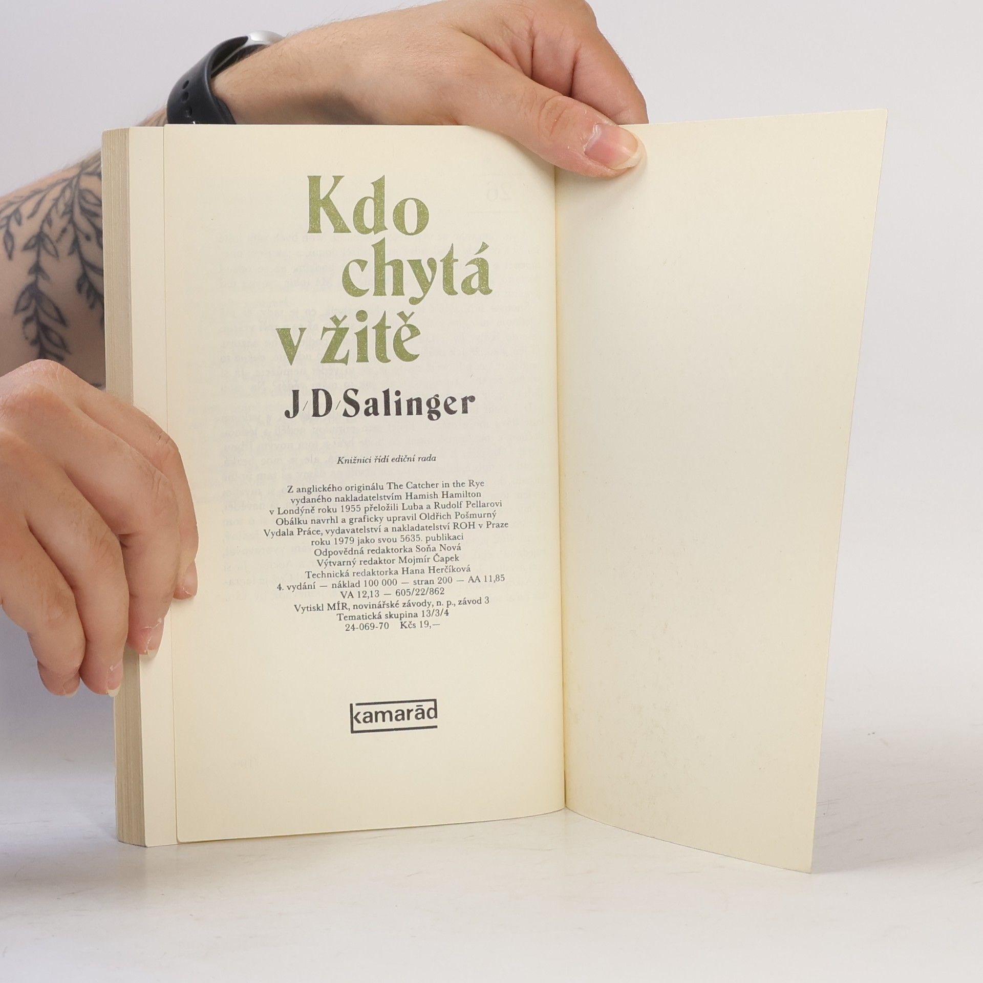 J. D. Salinger Kdo chytá v žitě