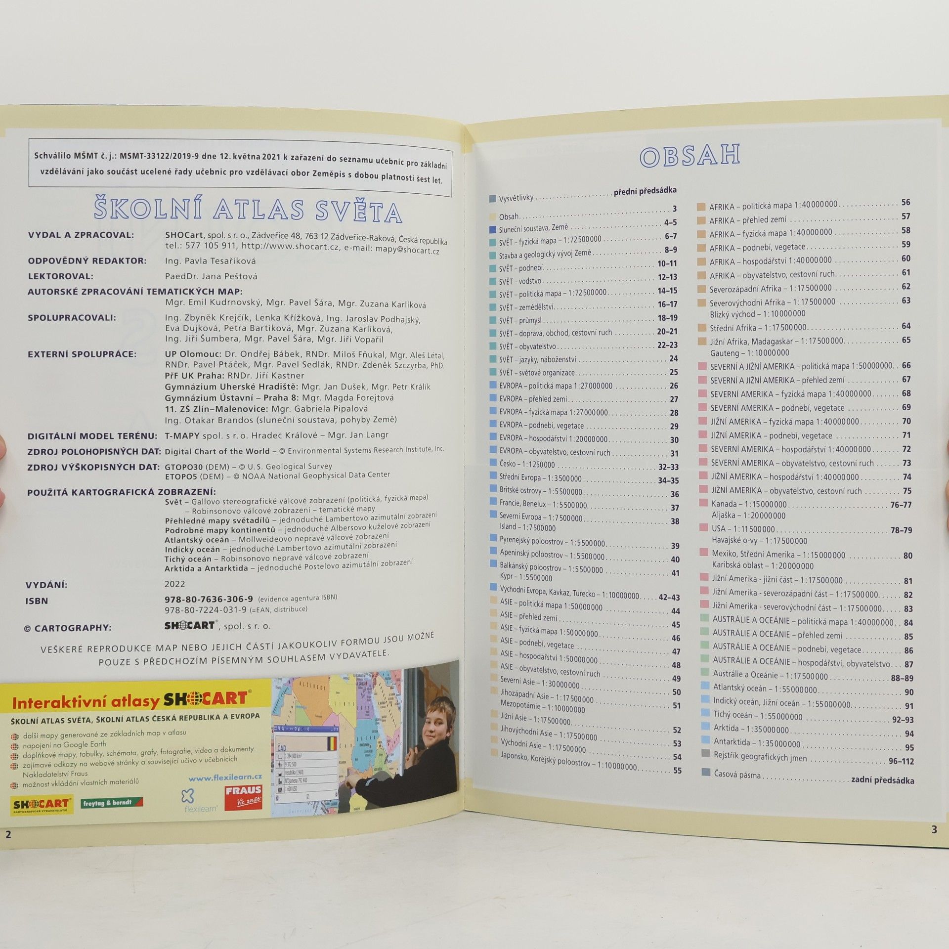 Pavla Tesaříková Školní atlas světa