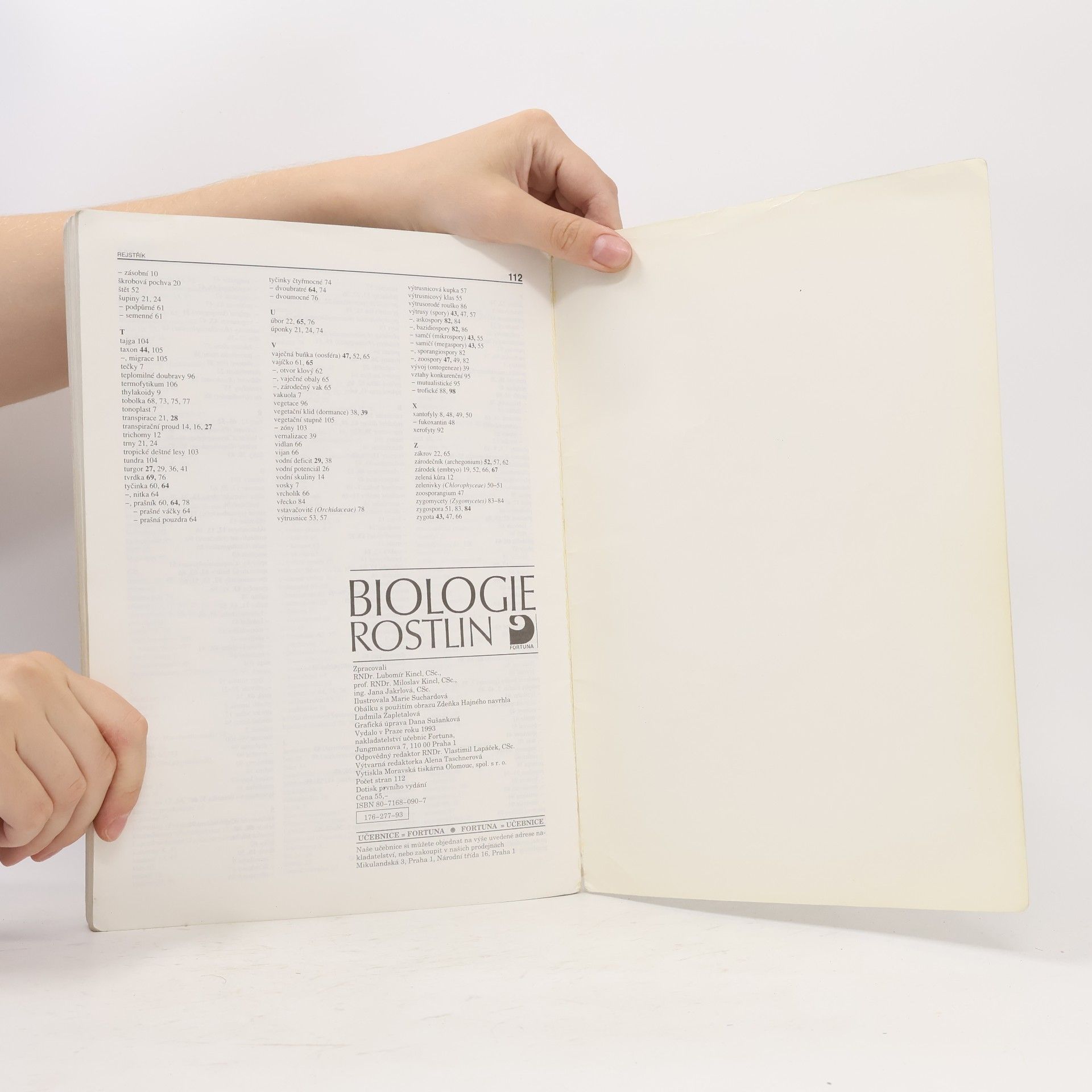 Autores varios Biologie rostlin. Pro 1. ročník gymnázií