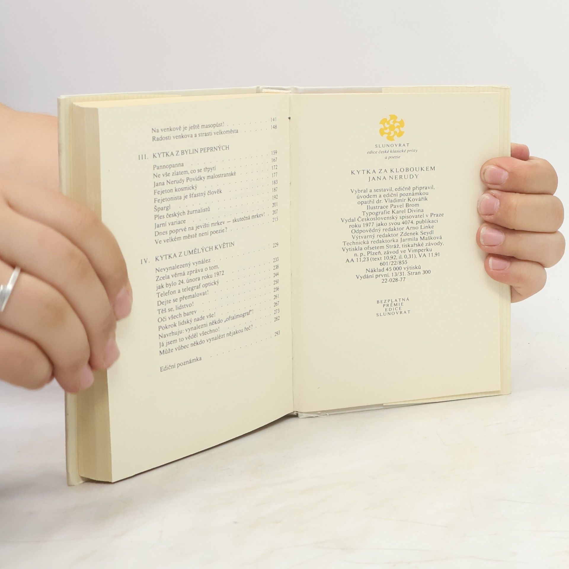 Jan Neruda Kytka za kloboukem Jana Nerudy