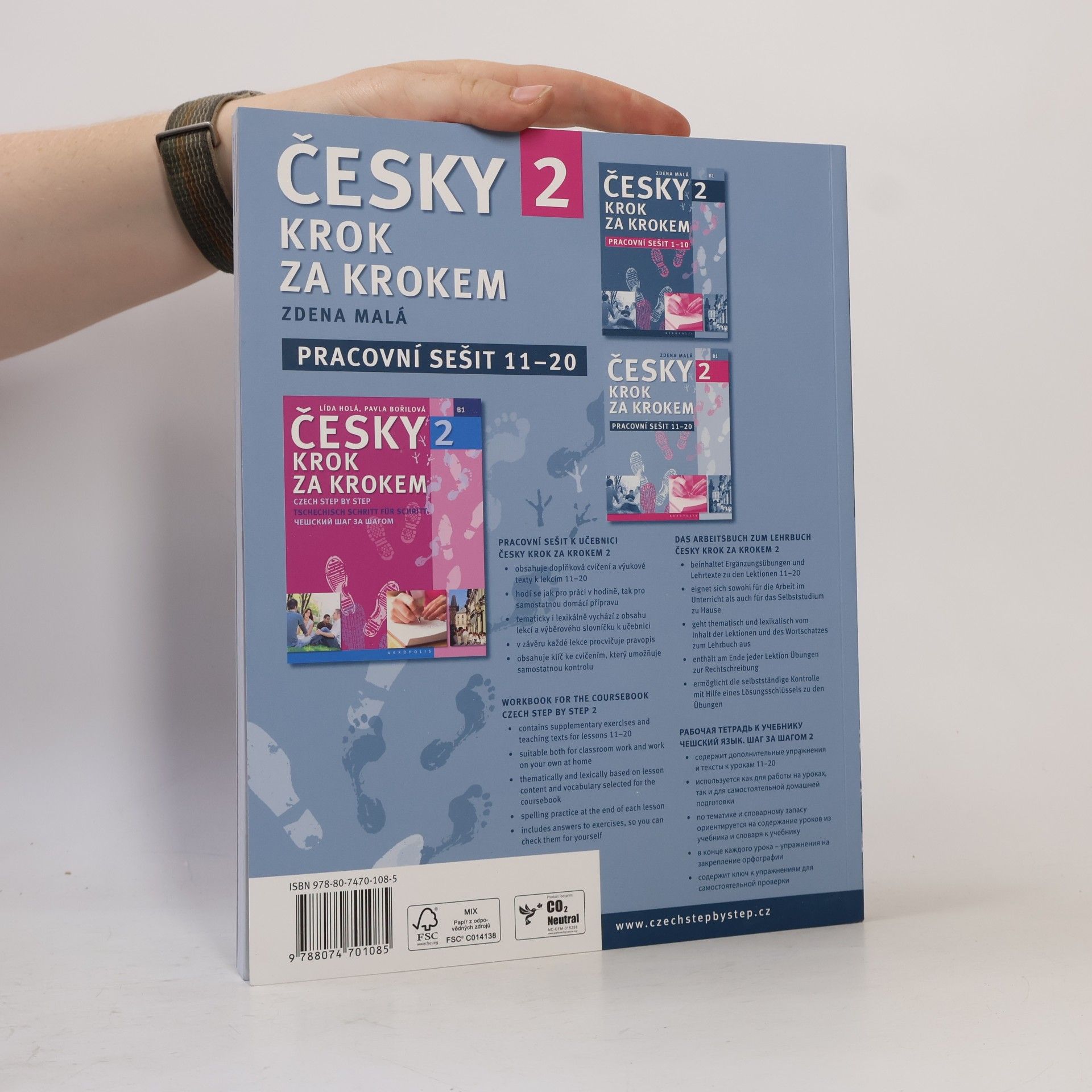 Zdena Malá Česky krok za krokem 2. B1. Pracovní sešit 11-20