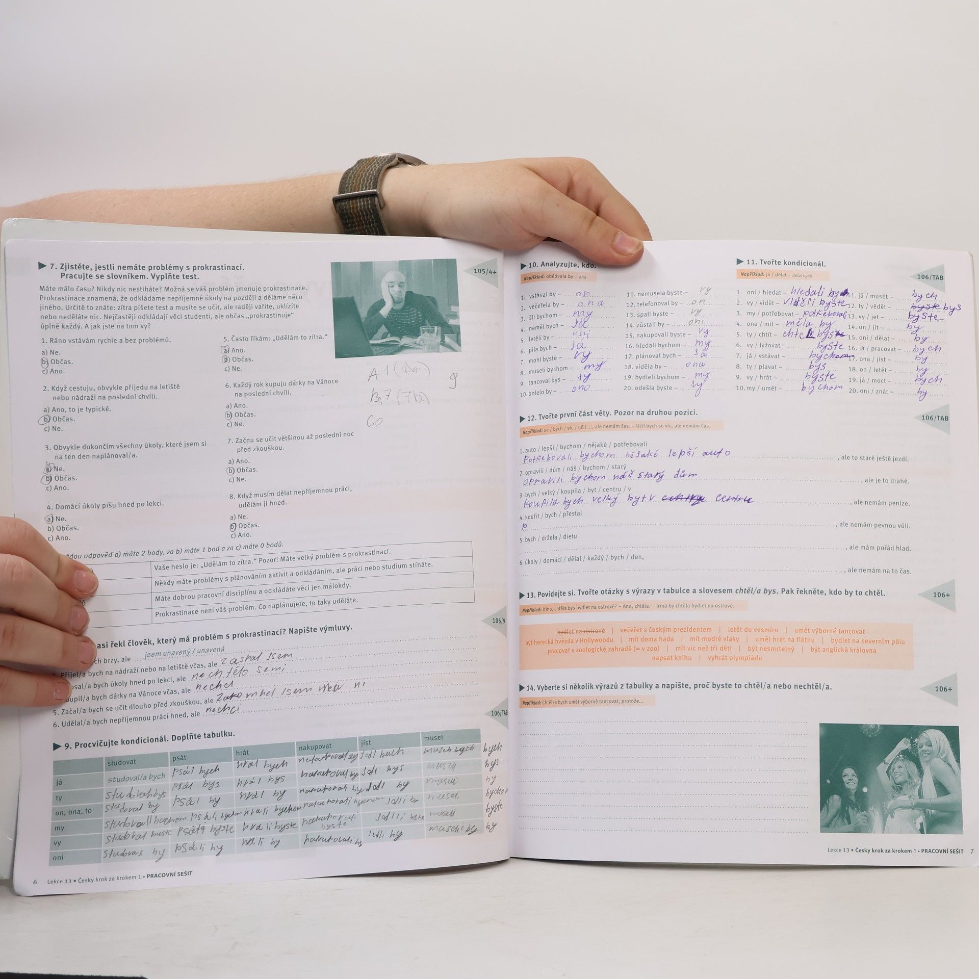 Lída Holá Česky krok za krokem 1. A1-A2. Pracovní sešit 13–24