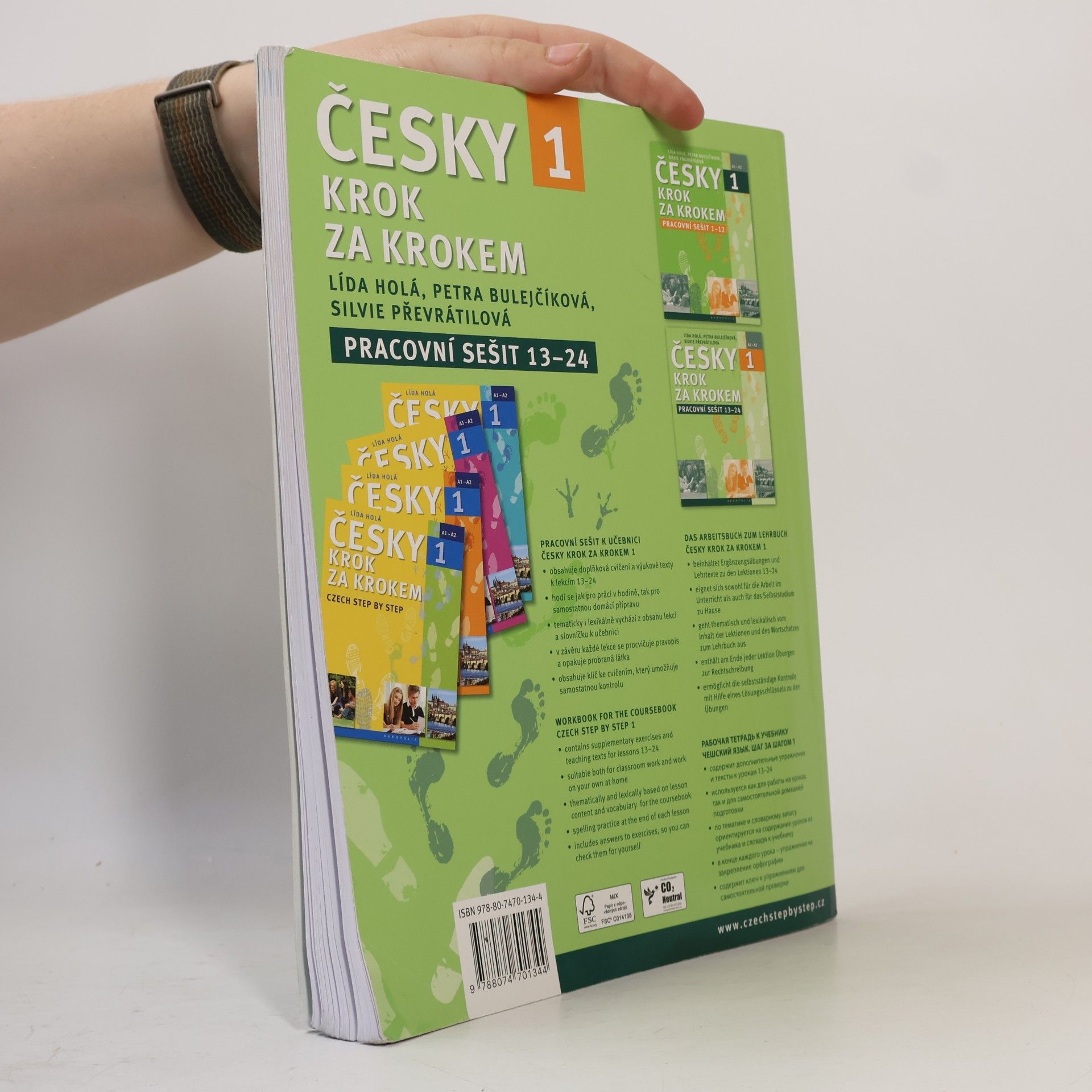 Lída Holá Česky krok za krokem 1. A1-A2. Pracovní sešit 13–24