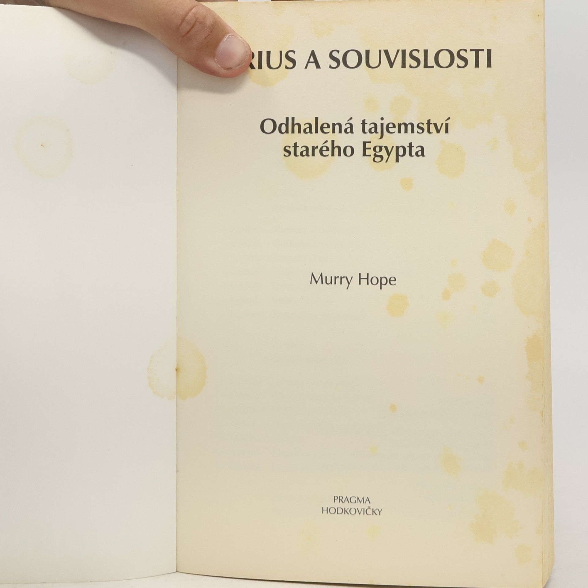 Murry Hope Sirius a souvislosti