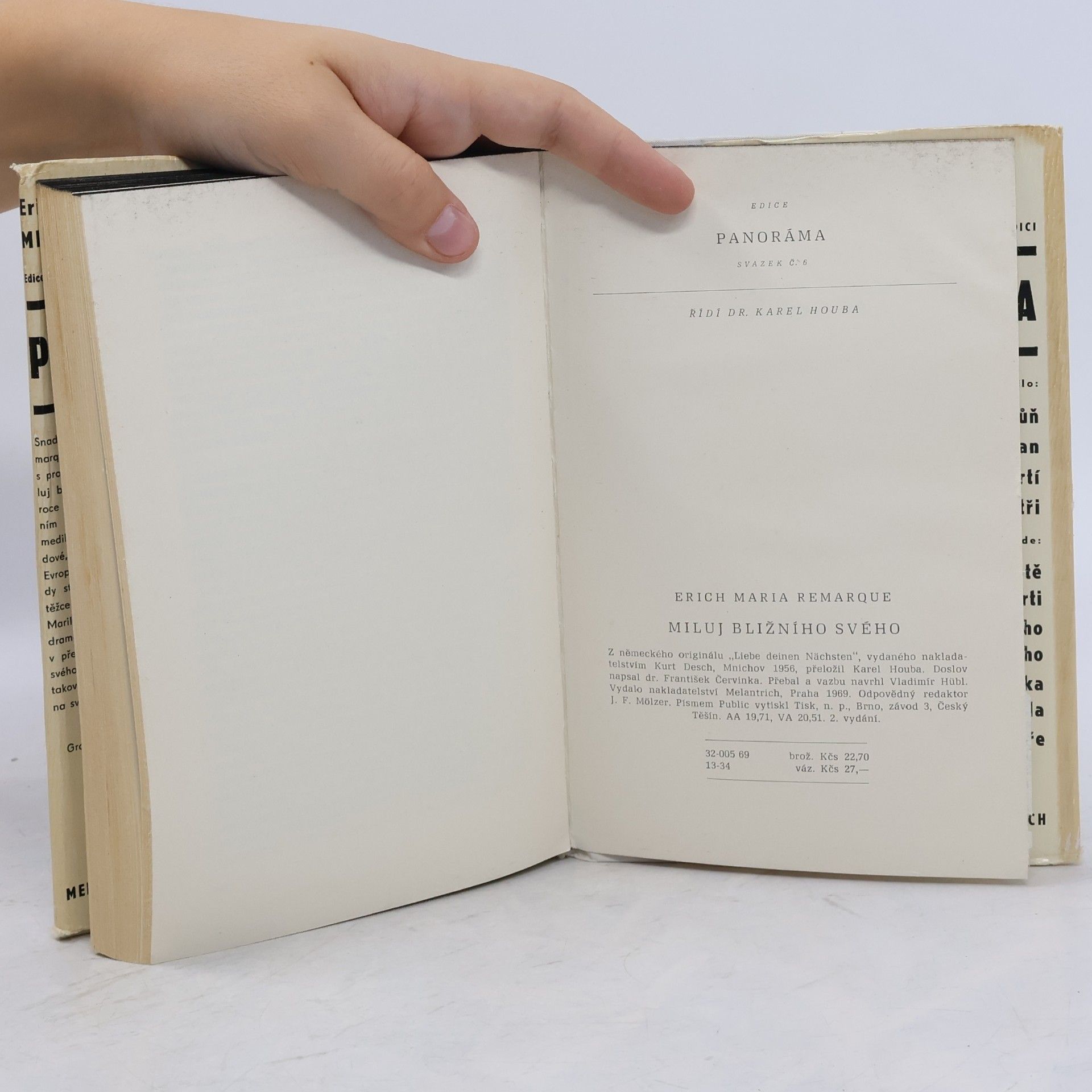 Erich Maria Remarque Miluj bližního svého