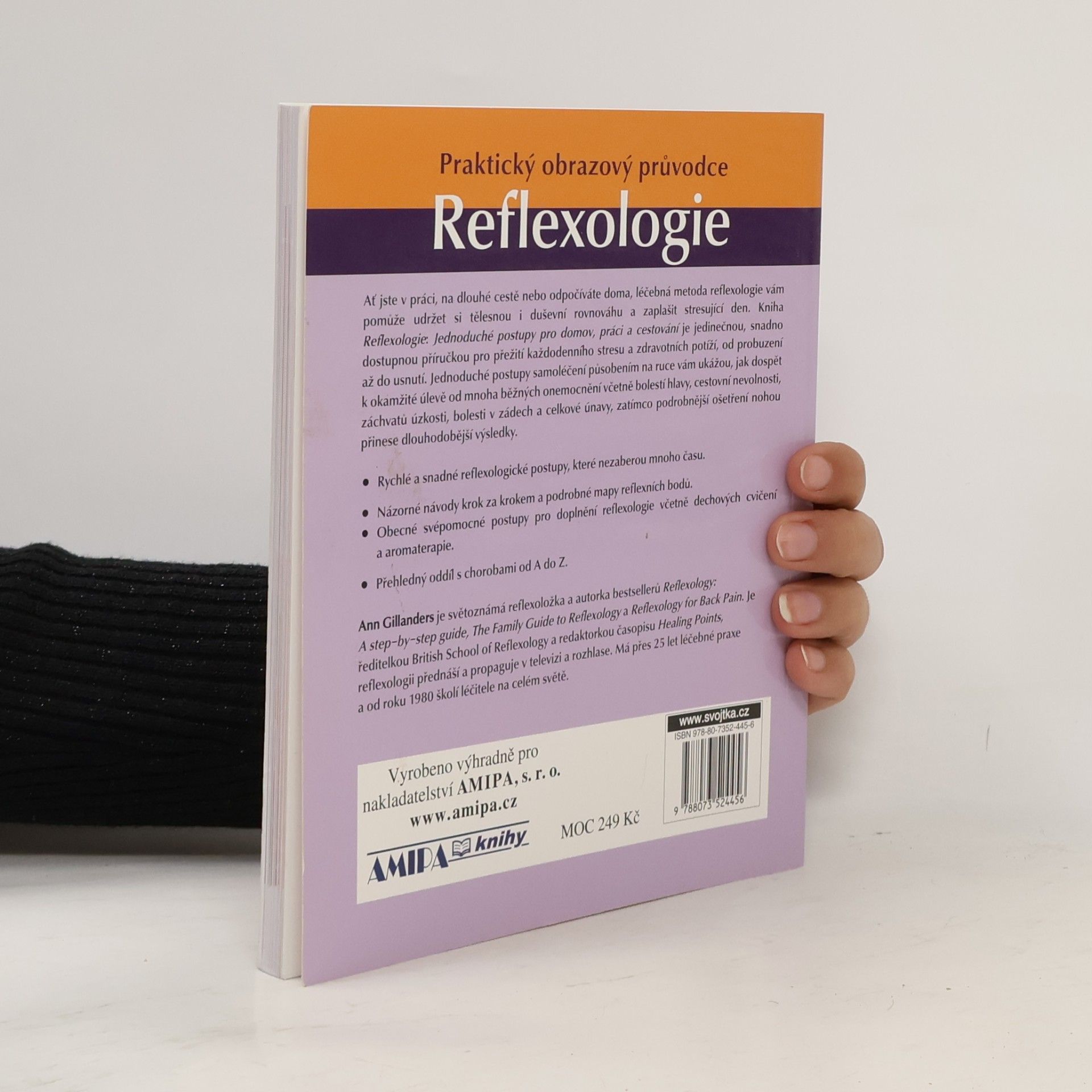 Ann Gillanders Reflexologie. Praktický obrazový průvodce
