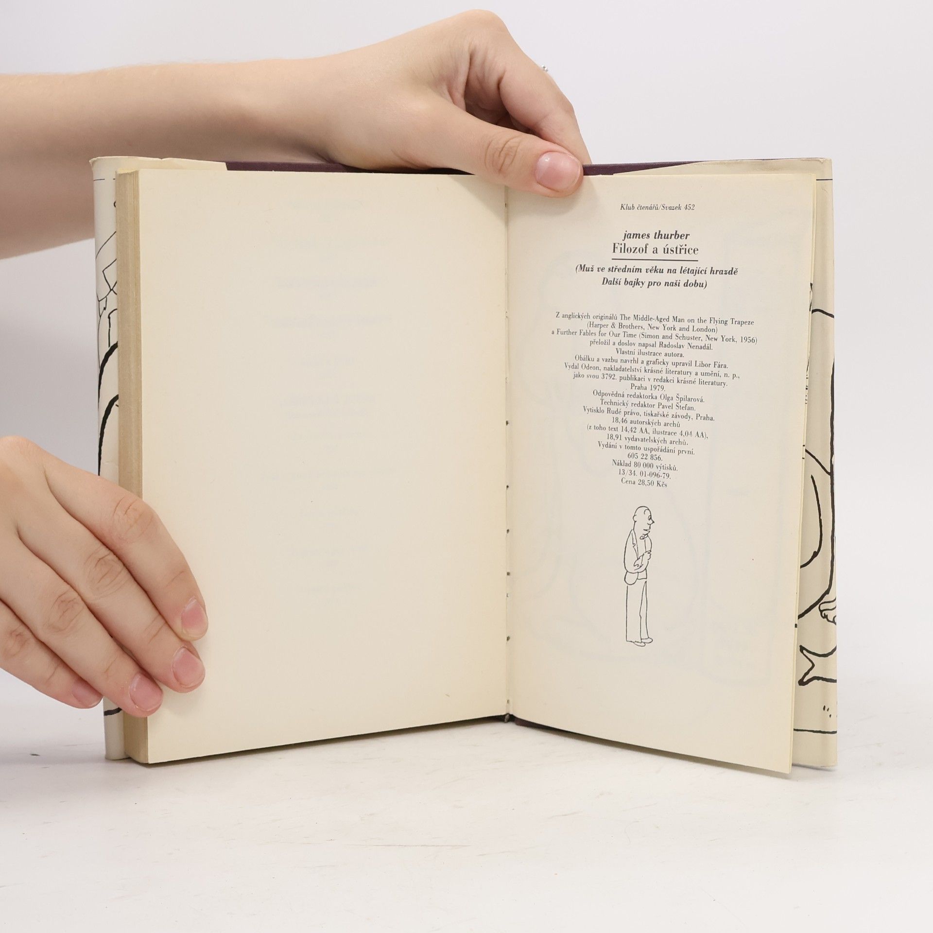 James Thurber Filozof a ústřice