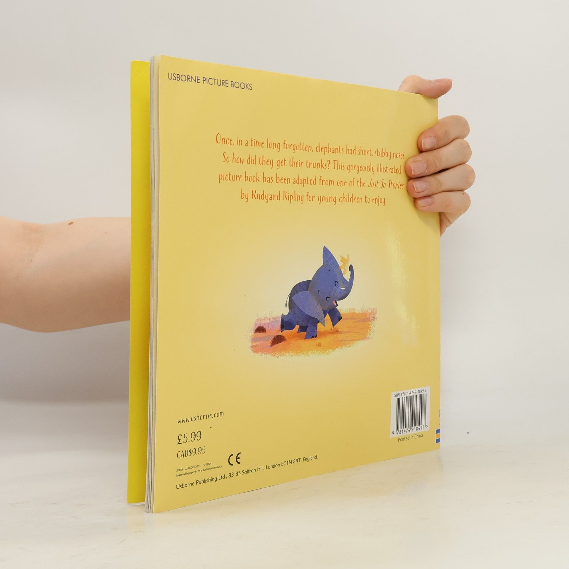 Anna Milbourne Usborne Picture Books: How The Elephant Got His Trunk