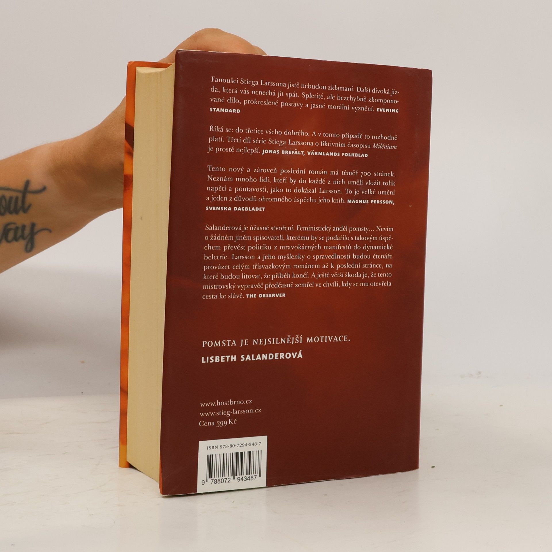 Stieg Larsson Dívka, která kopla do vosího hnízda