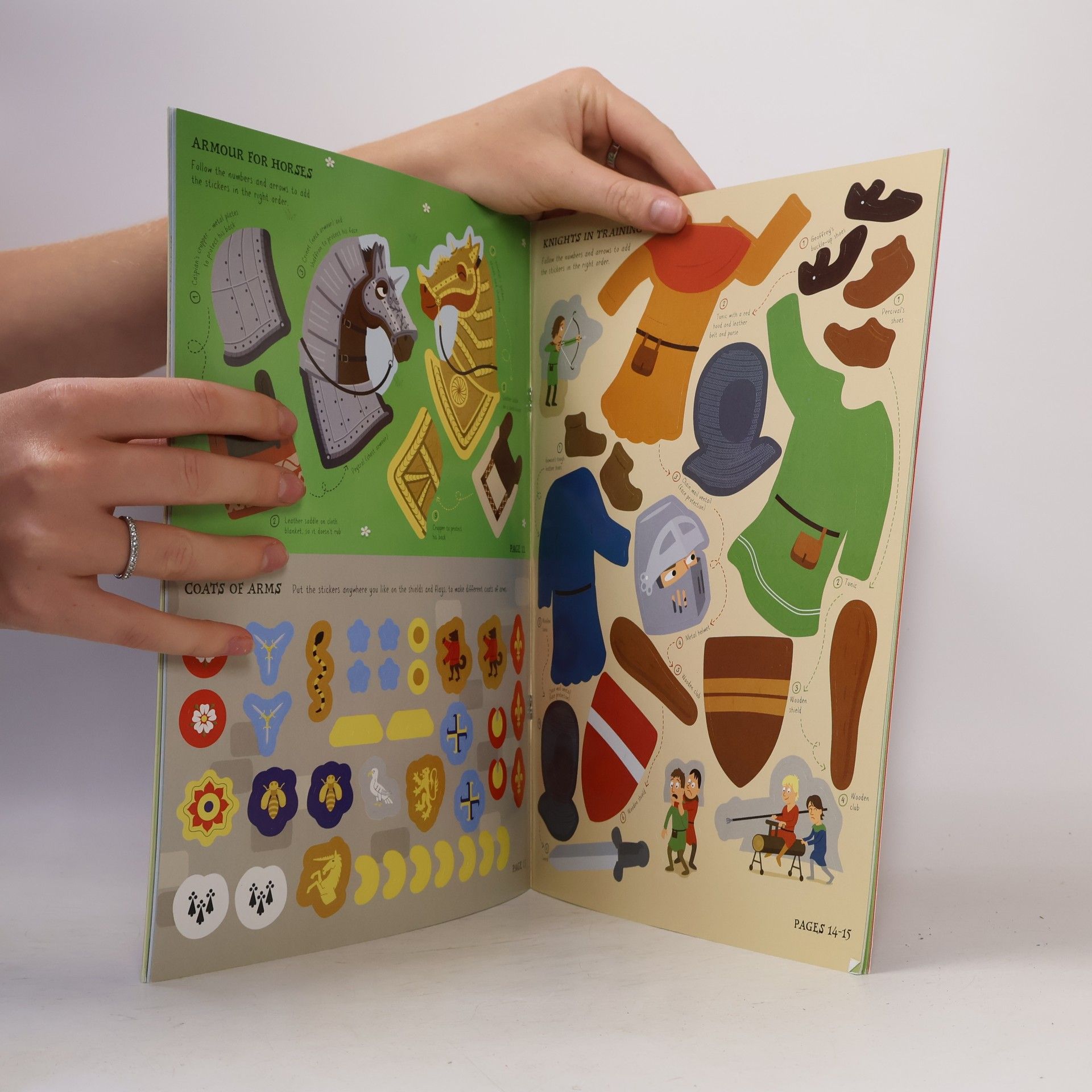 Kate Davies Sticker Dressing Knights
