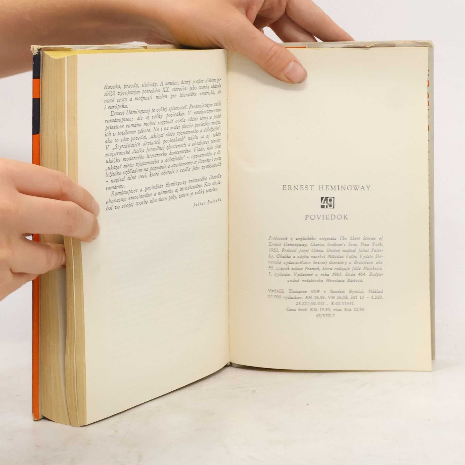 Ernest Hemingway 49 poviedok