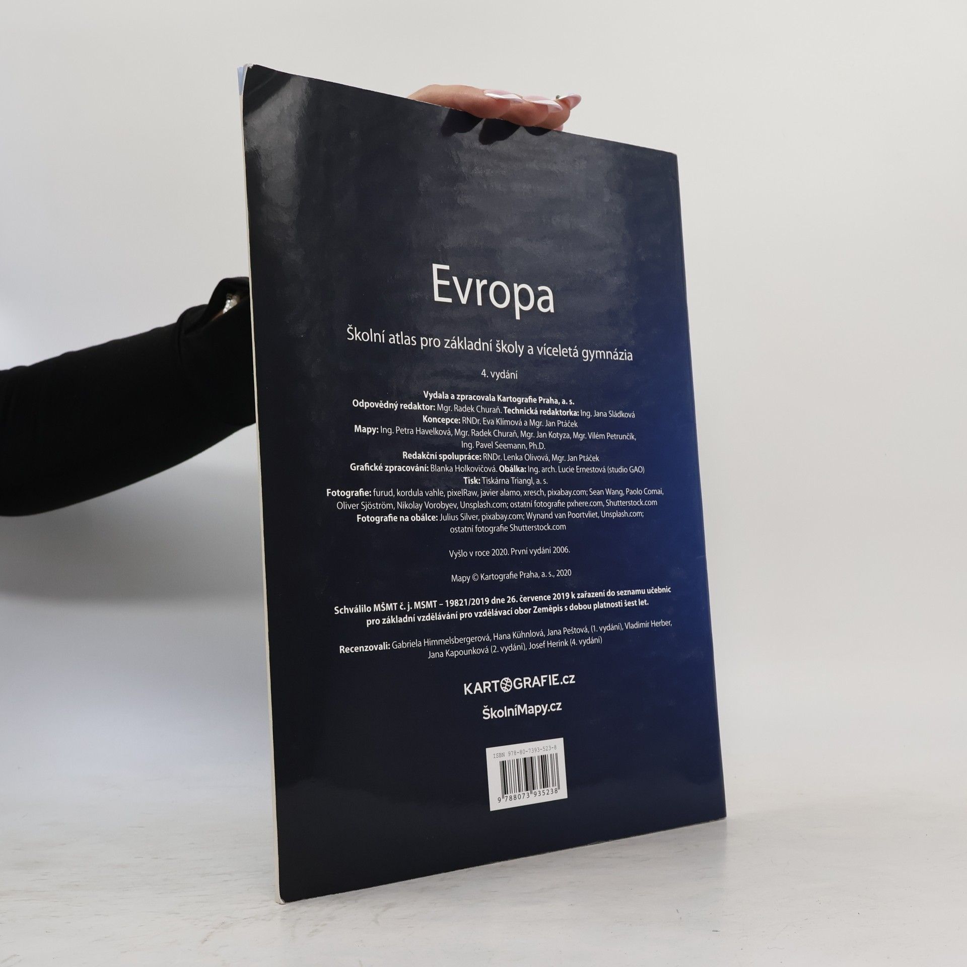 Kolektiv autorů Evropa. Školní atlas pro základní školy a víceletá gymnázia