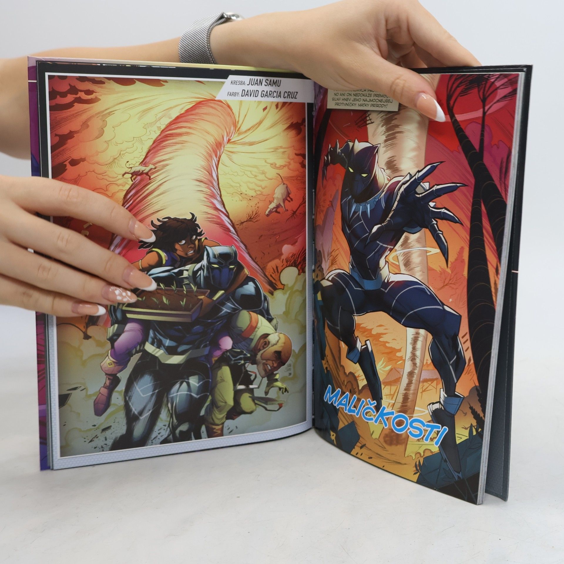 Kyle Baker Marvel Action. Black panther. Búrka na obzore