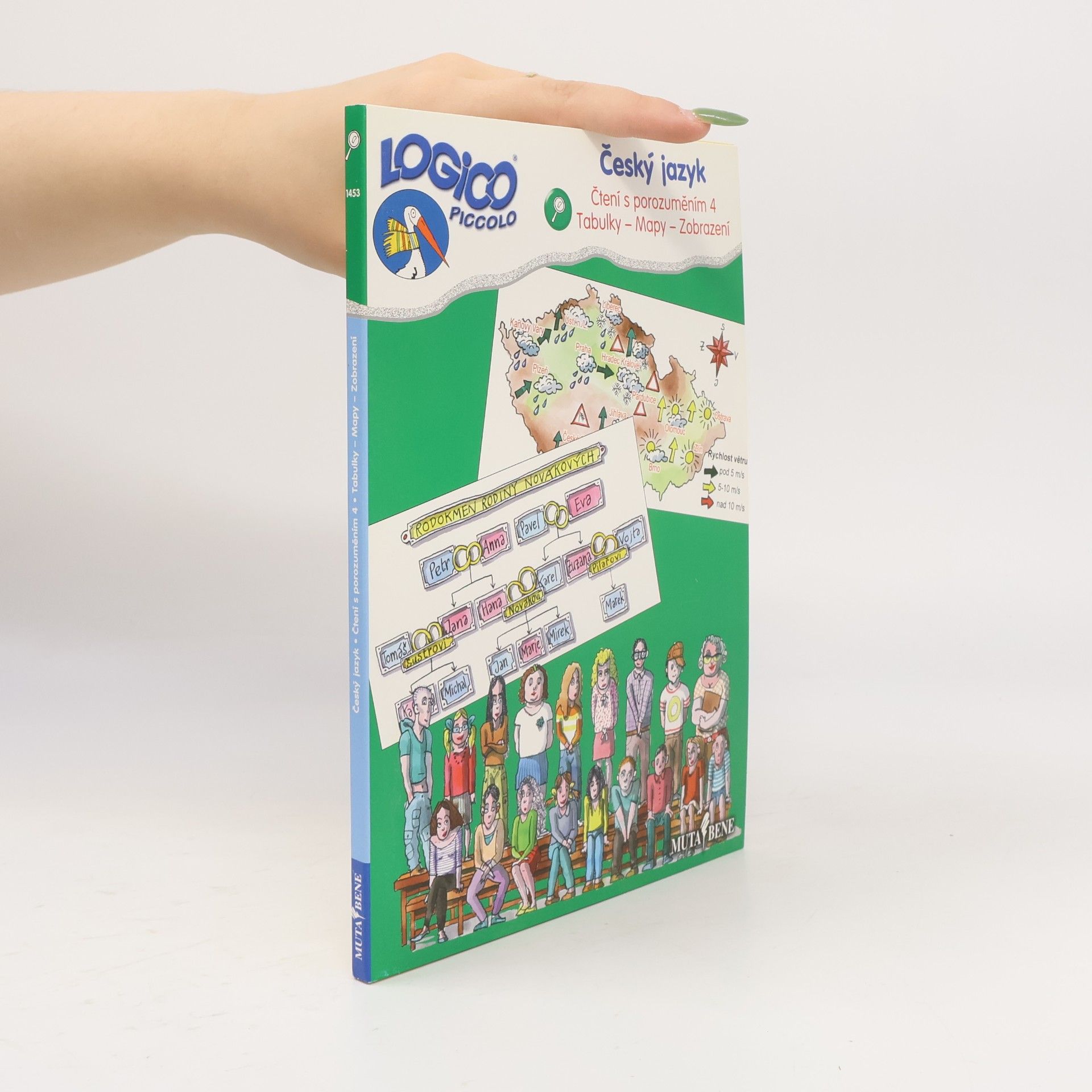 Český jazyk. Čtení s porozuměním 4, Tabulky-Mapy-Zobrazení