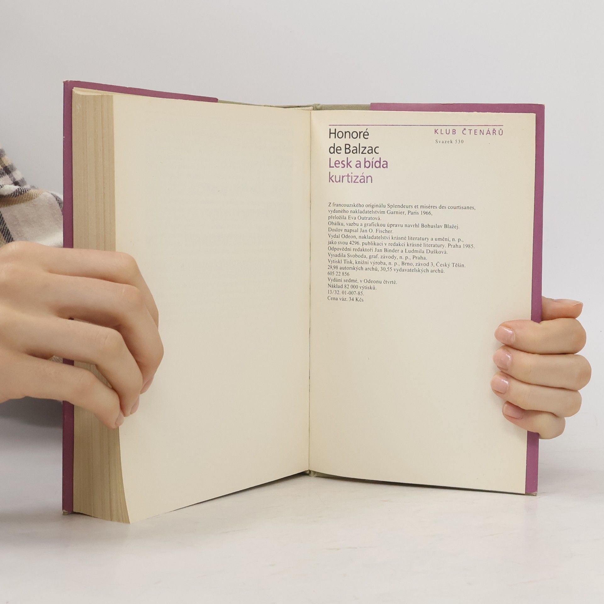 Honoré de Balzac Lesk a bída kurtizán