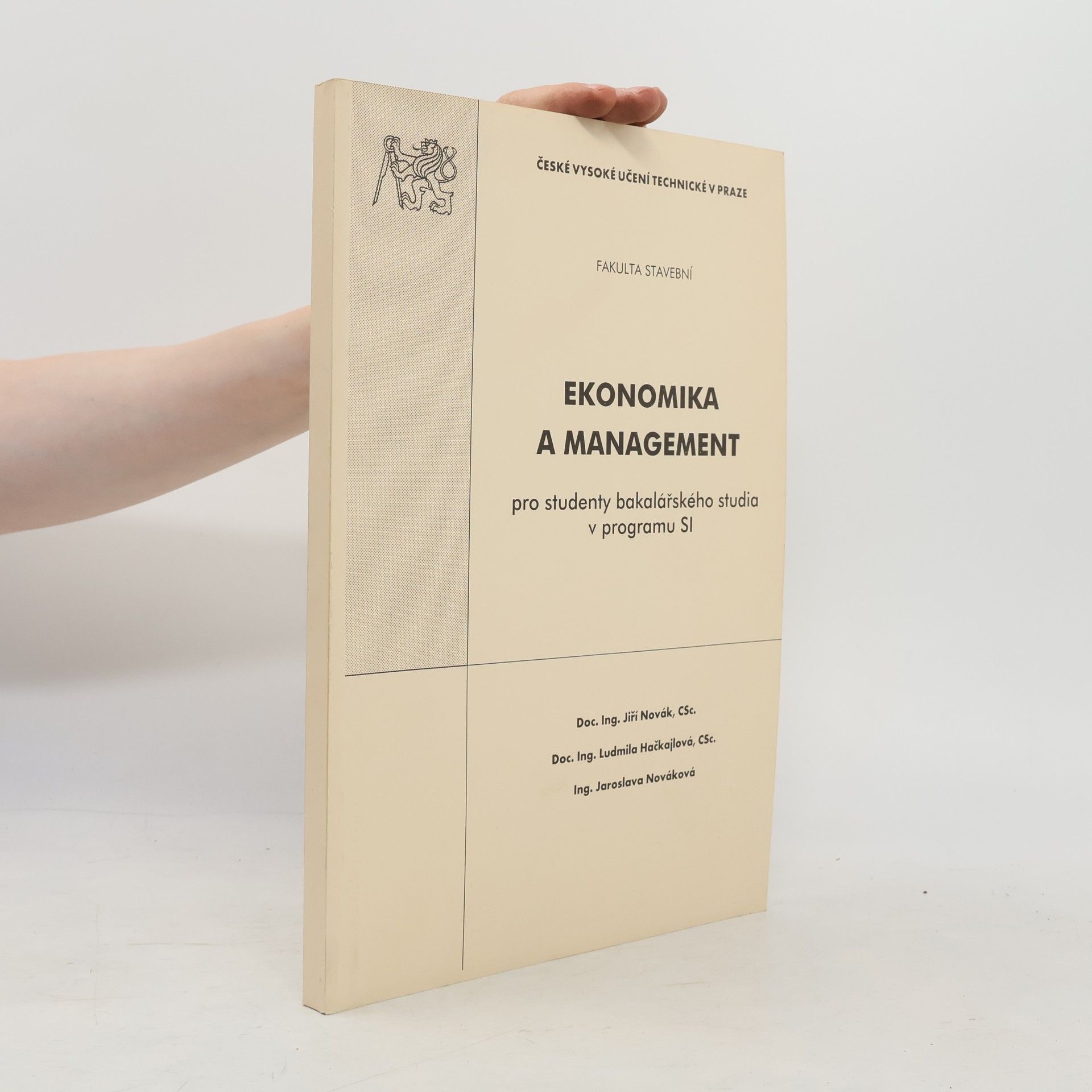 Various authors Ekonomika a management pro studenty bakalářského studia v programu SI