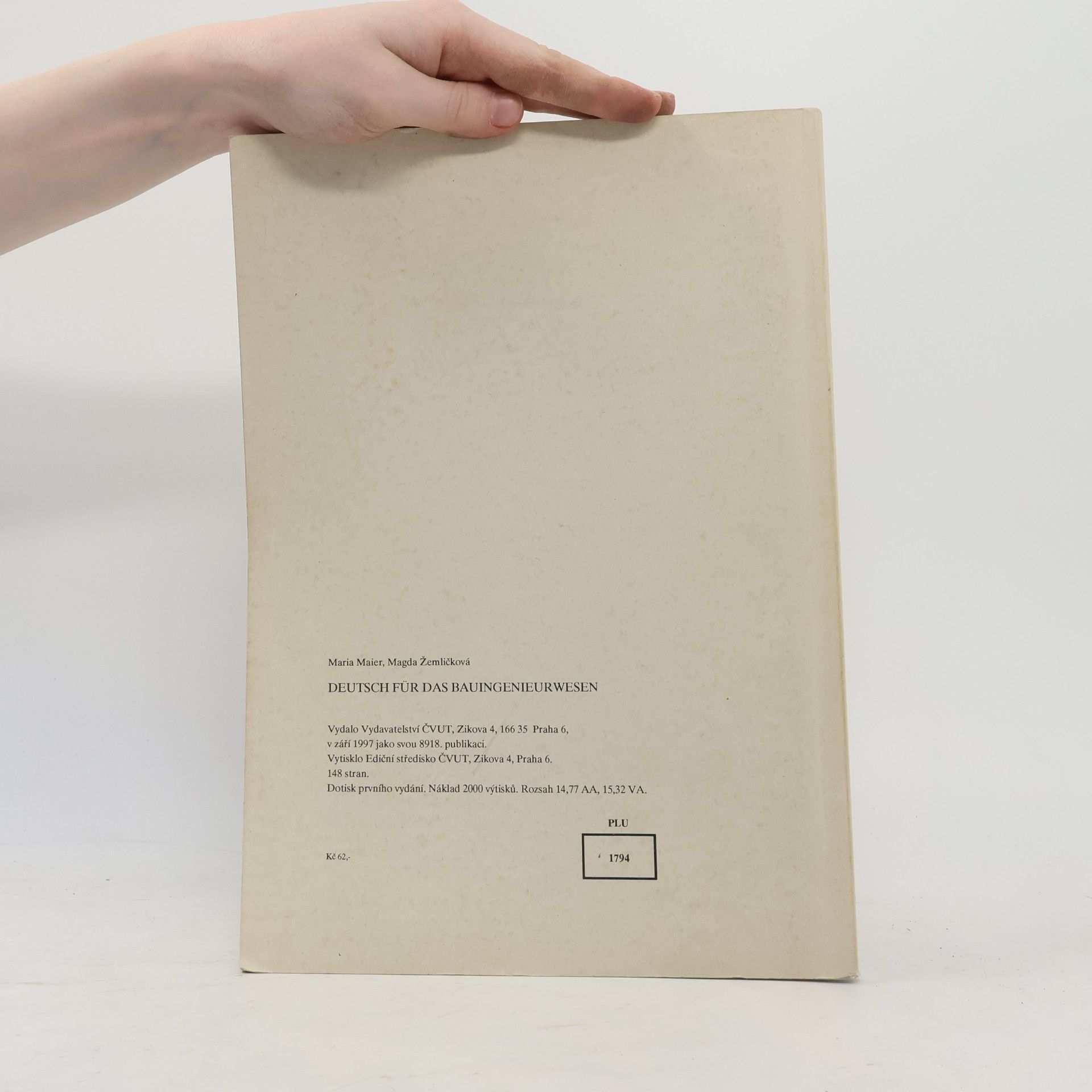 Maria Maier Deutsch für das Bauingenieurwesen