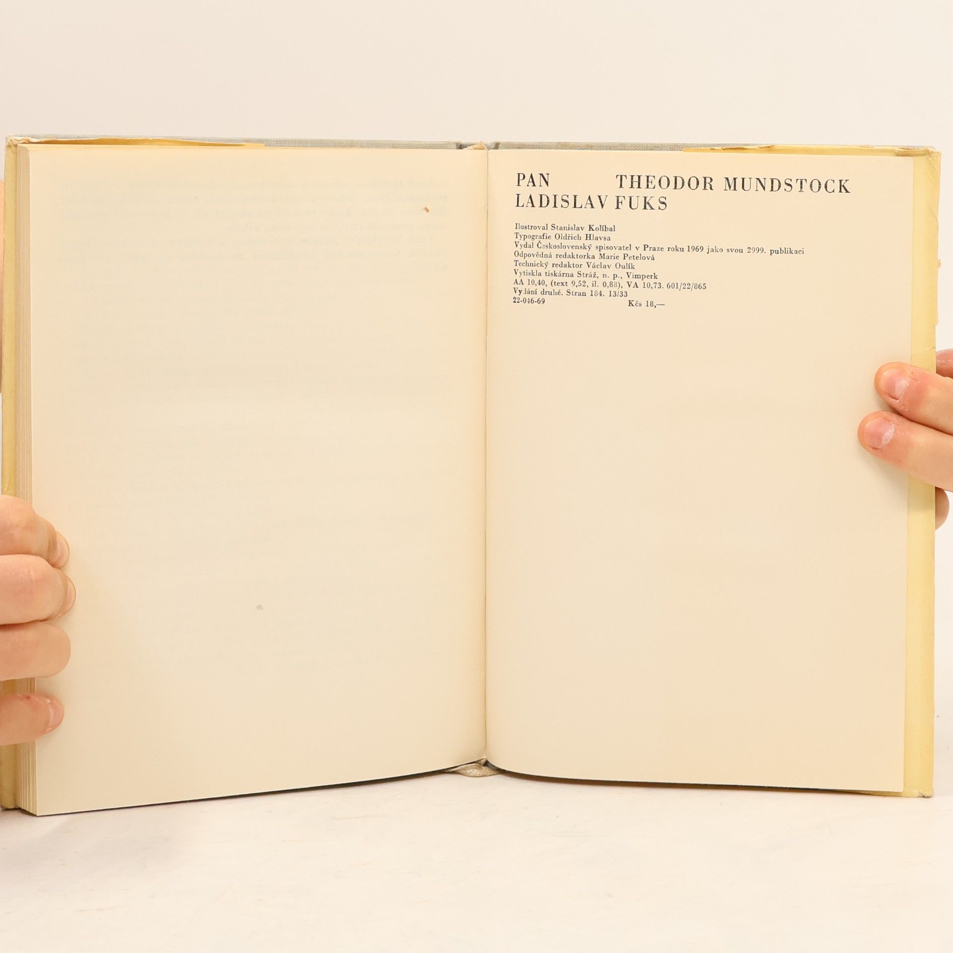 Ladislav Fuks Pan Theodor Mundstock