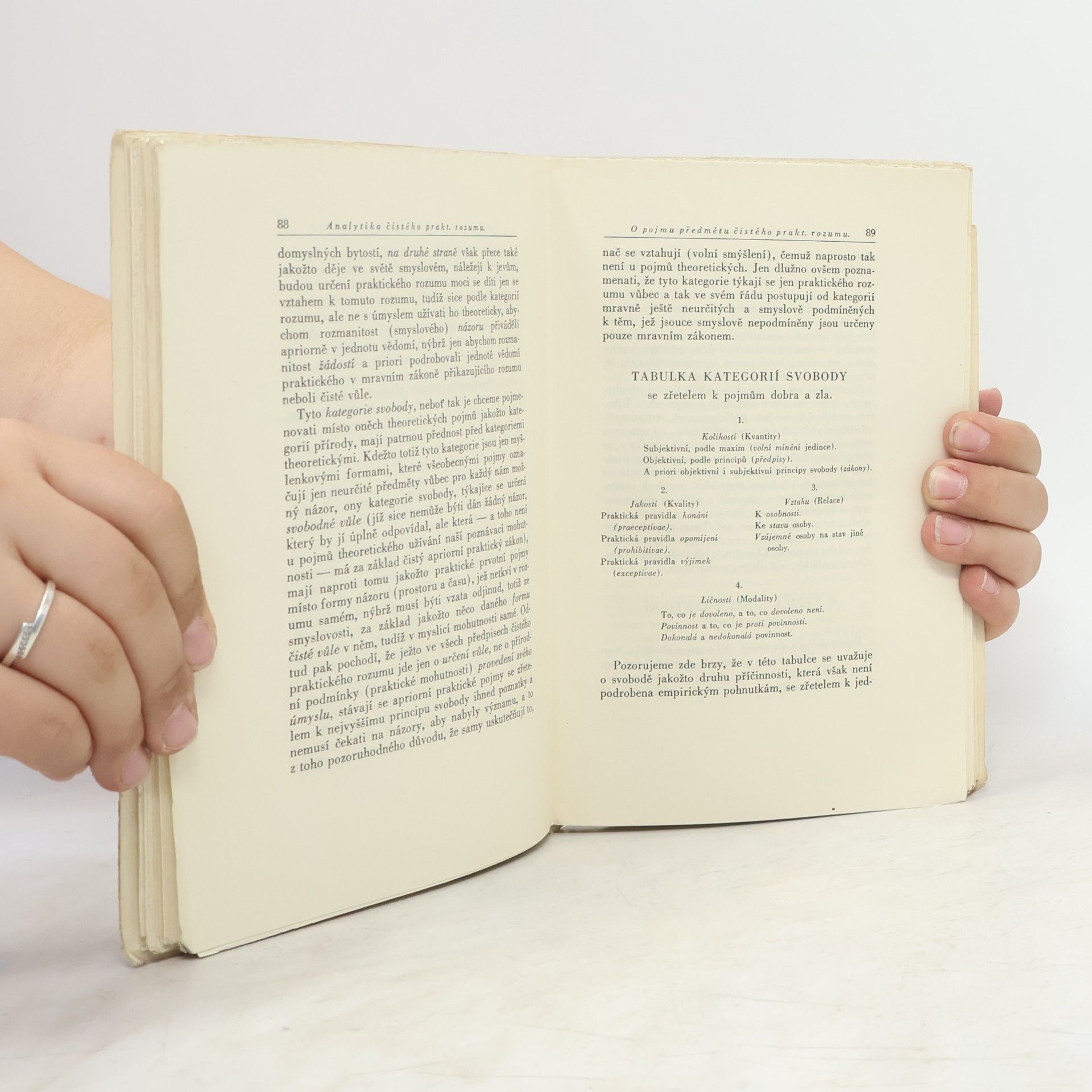 Immanuel Kant Kritika praktického rozumu