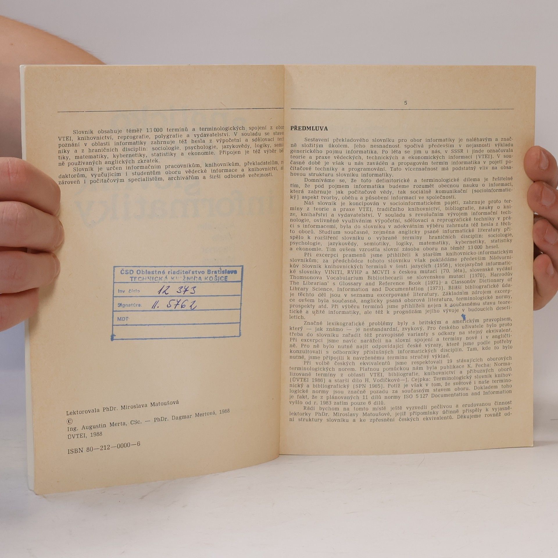 Augustin Merta Anglicko-český slovník informatiky